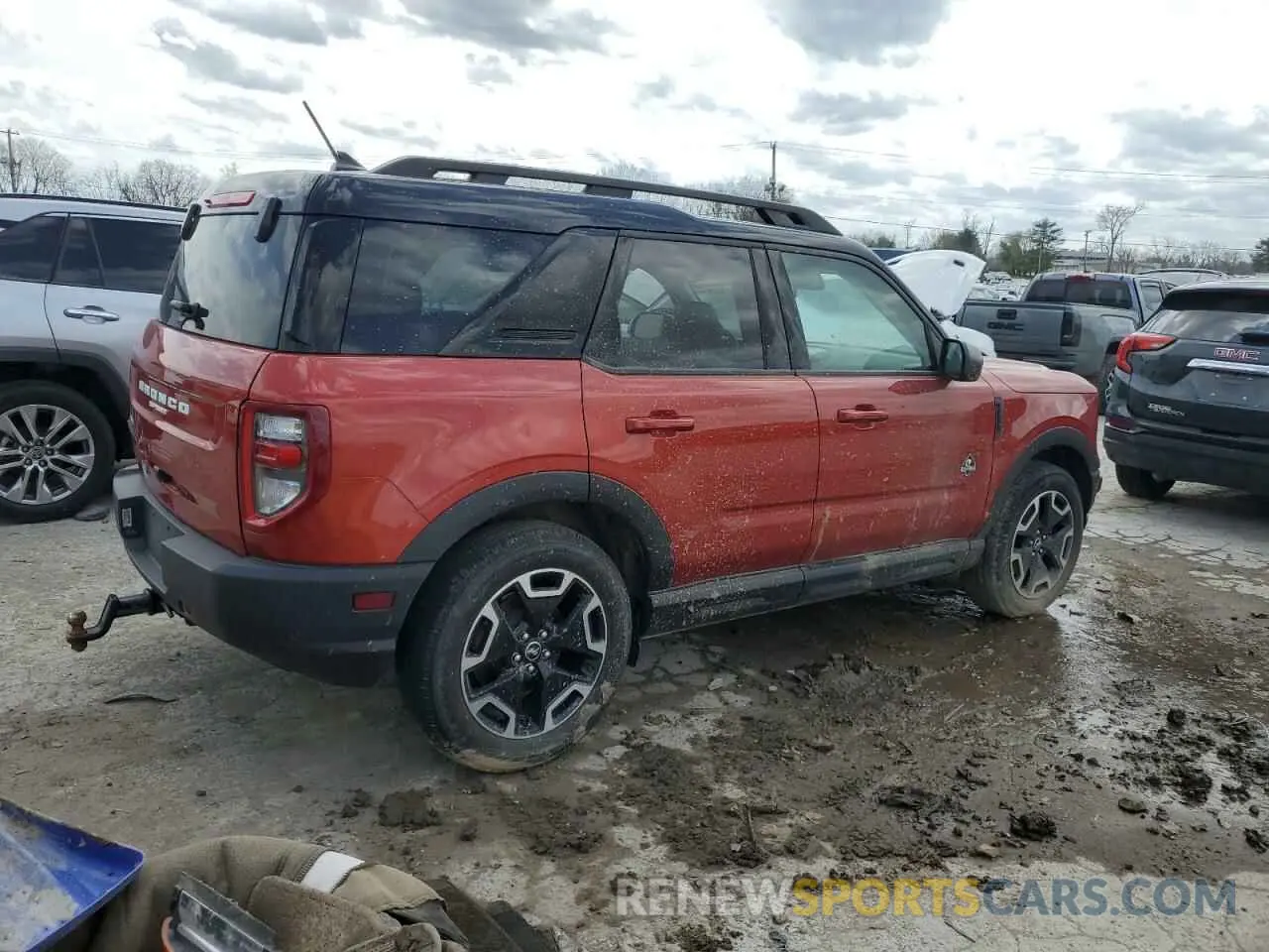 3 Фотография поврежденного автомобиля 3FMCR9C60NRE27074 FORD BRONCO 2022
