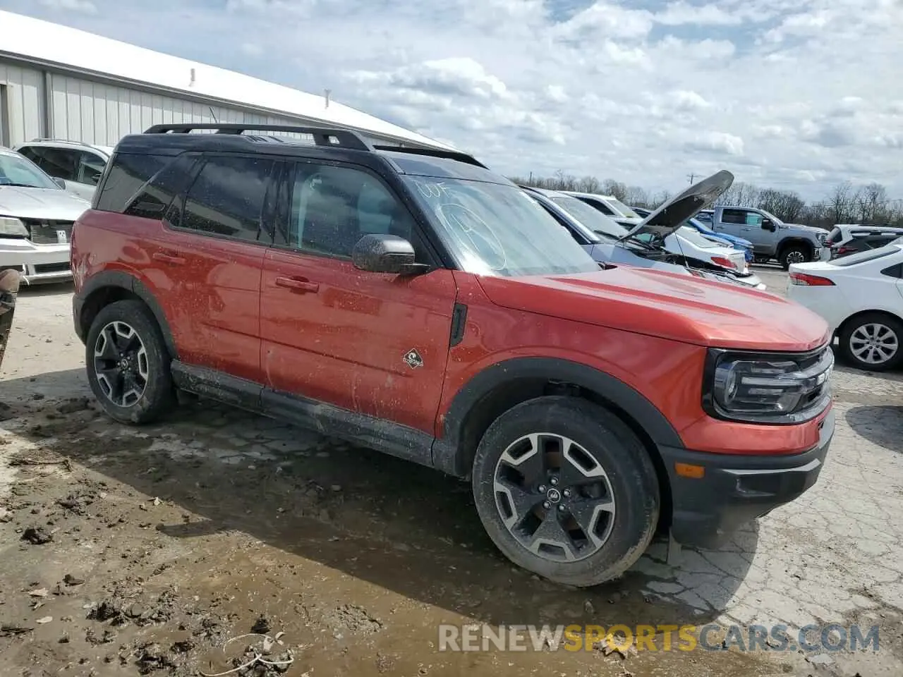 4 Фотография поврежденного автомобиля 3FMCR9C60NRE27074 FORD BRONCO 2022