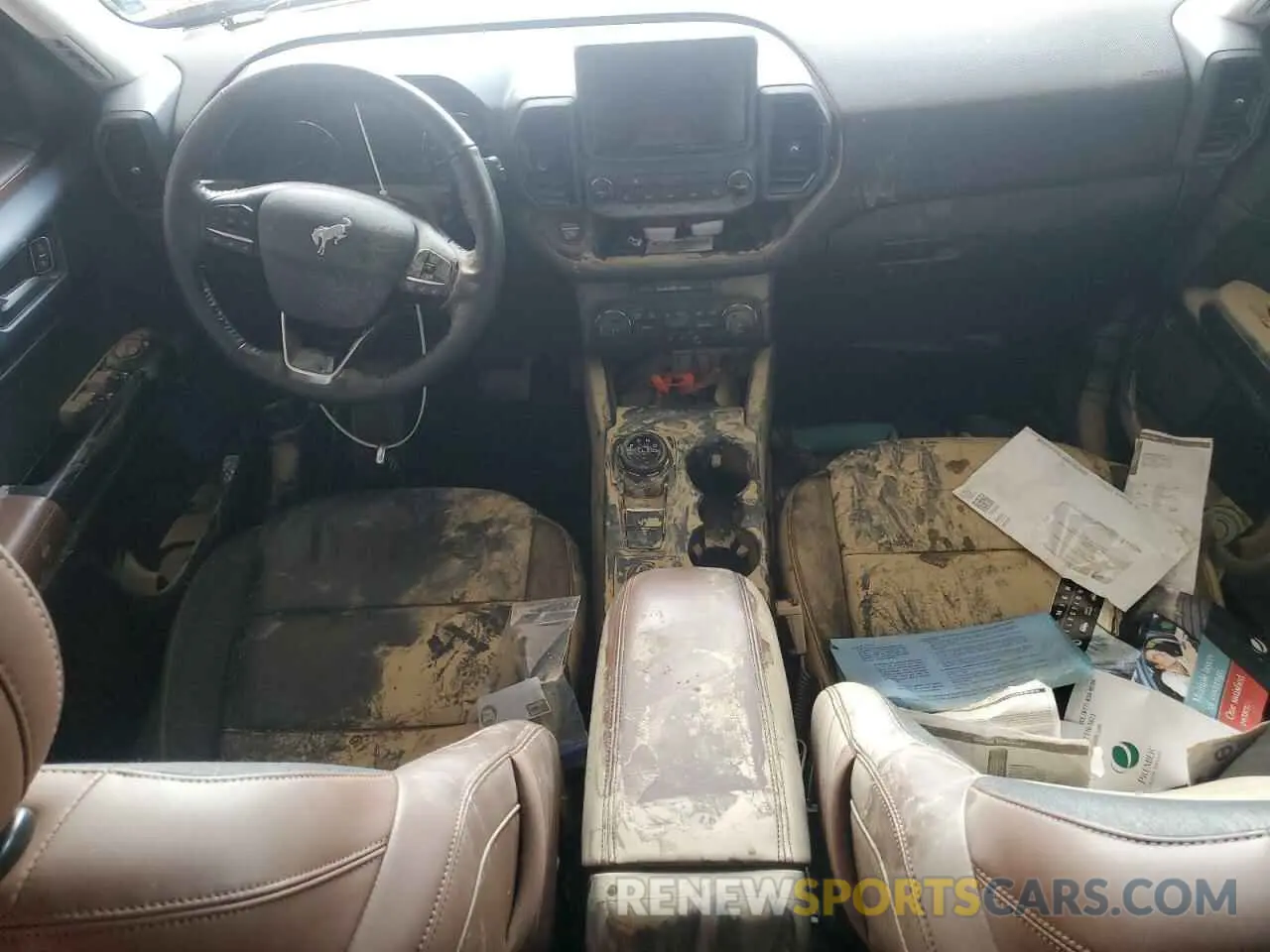 8 Фотография поврежденного автомобиля 3FMCR9C60NRE27074 FORD BRONCO 2022