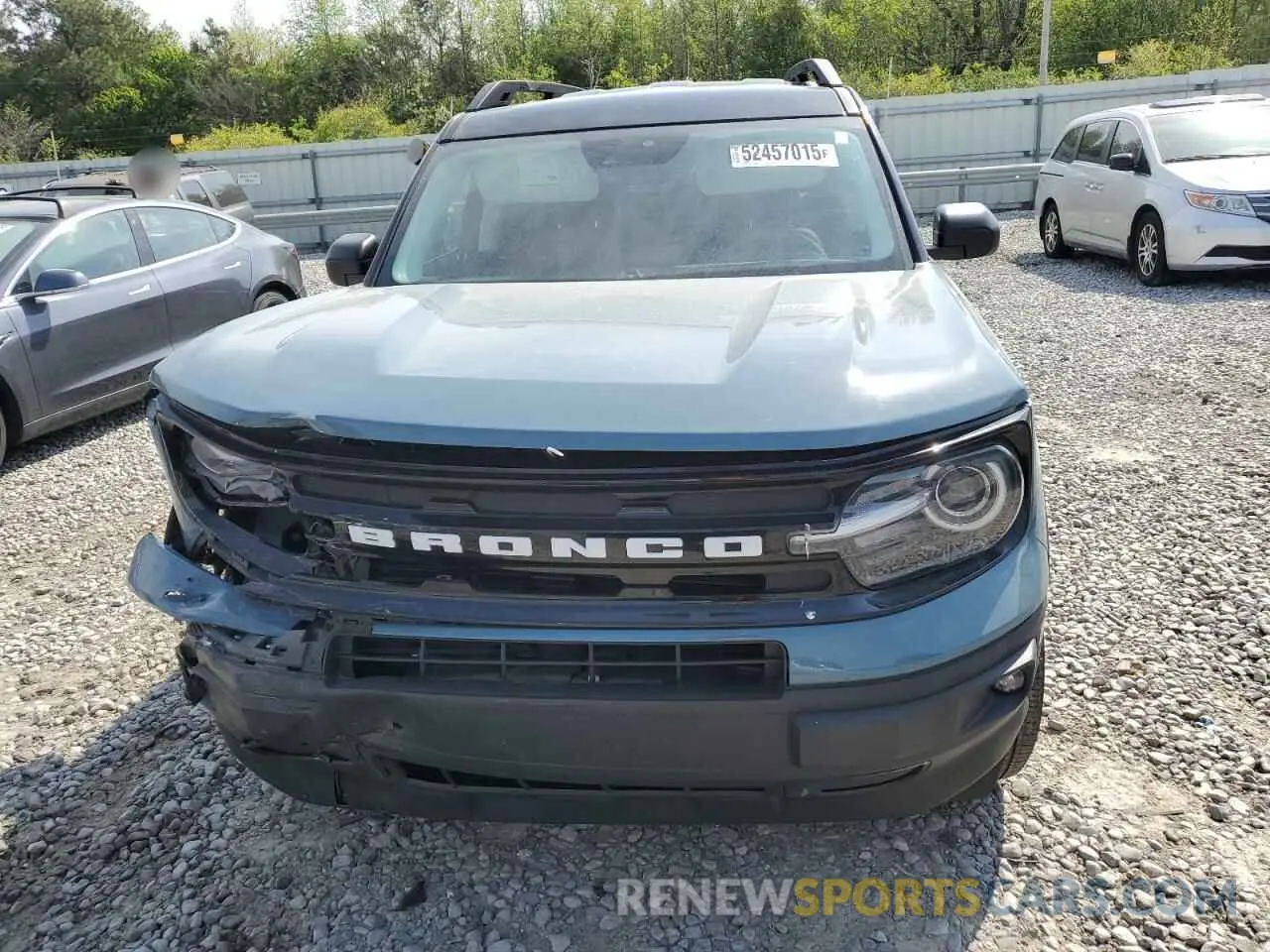 5 Photograph of a damaged car 3FMCR9C60NRE27480 FORD BRONCO 2022