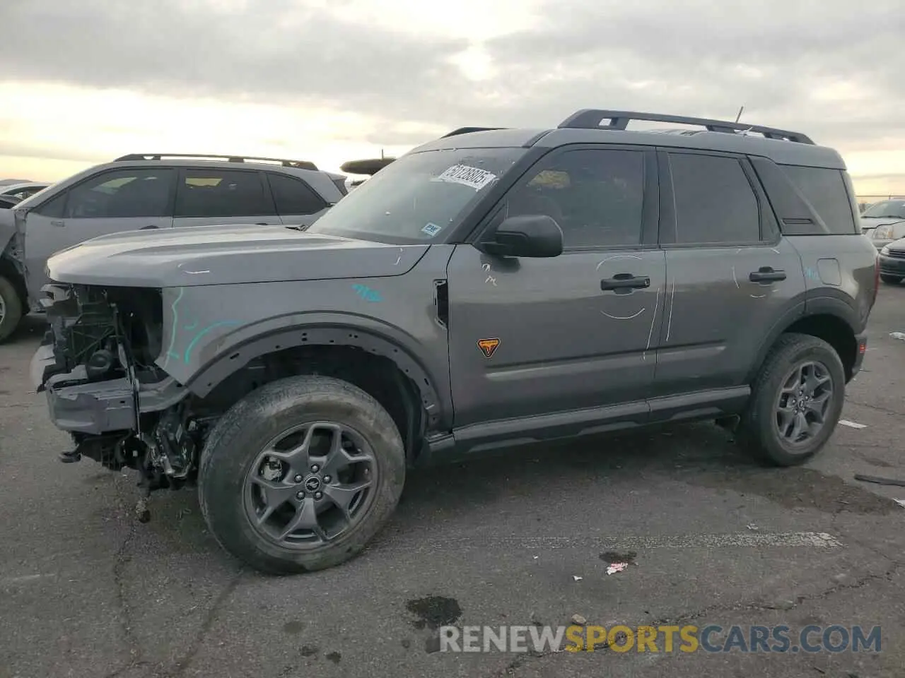 1 Photograph of a damaged car 3FMCR9D94NRE23229 FORD BRONCO 2022
