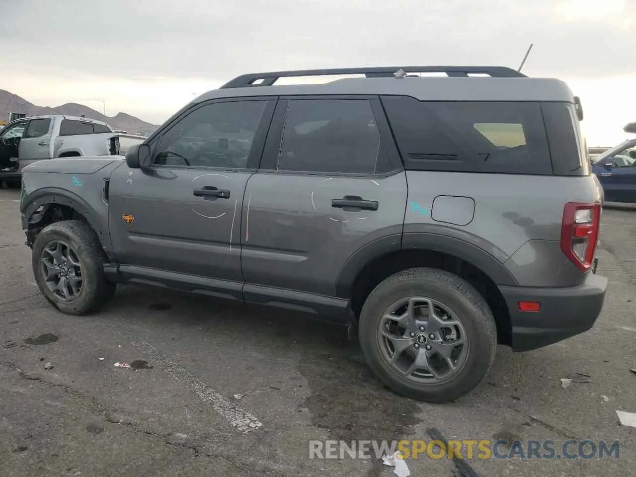 2 Photograph of a damaged car 3FMCR9D94NRE23229 FORD BRONCO 2022