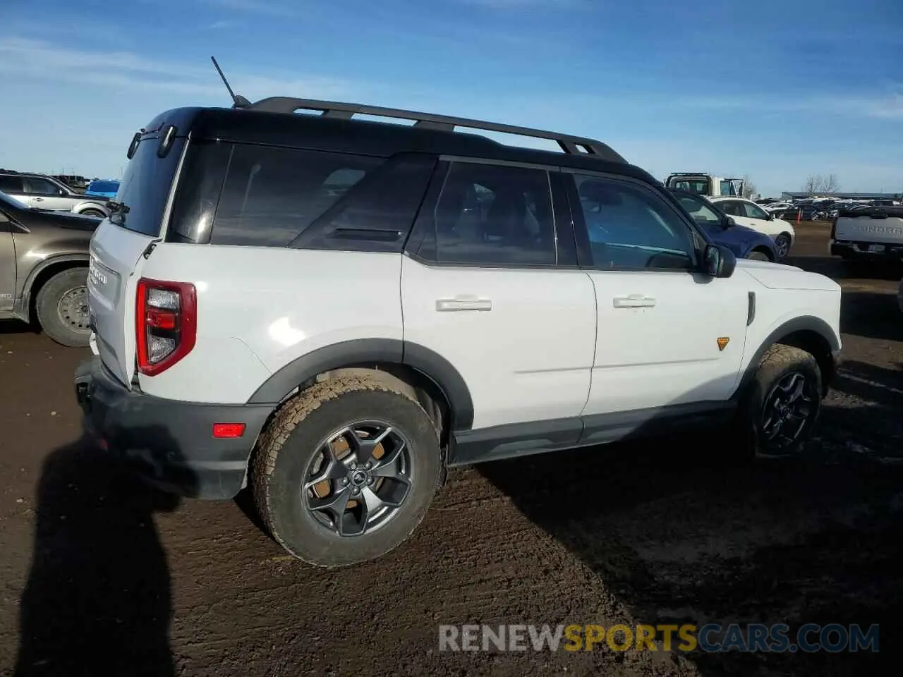 3 Photograph of a damaged car 3FMCR9D95NRE23787 FORD BRONCO 2022
