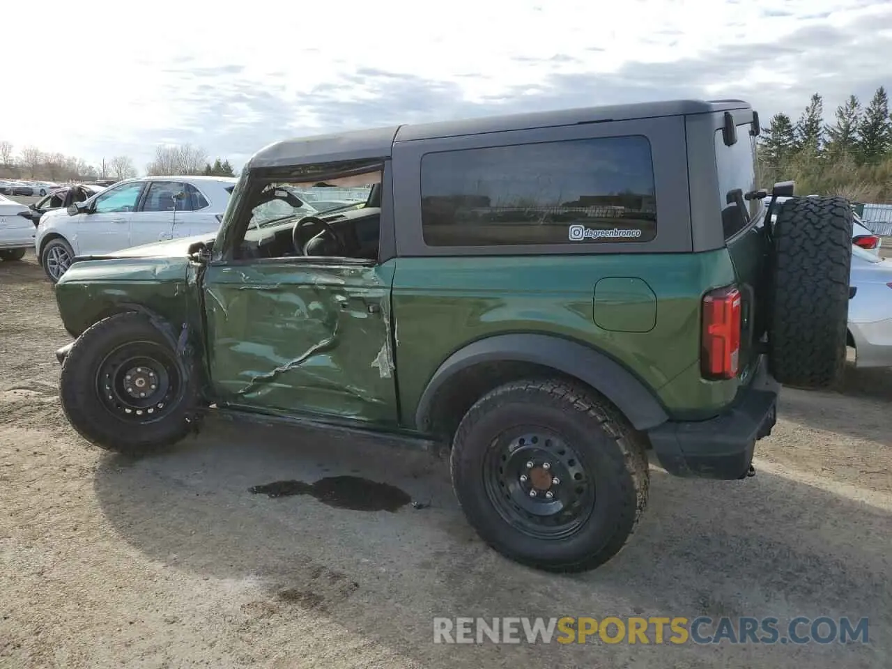 2 Фотография поврежденного автомобиля 1FMDE5AHXPLB36841 FORD BRONCO 2023