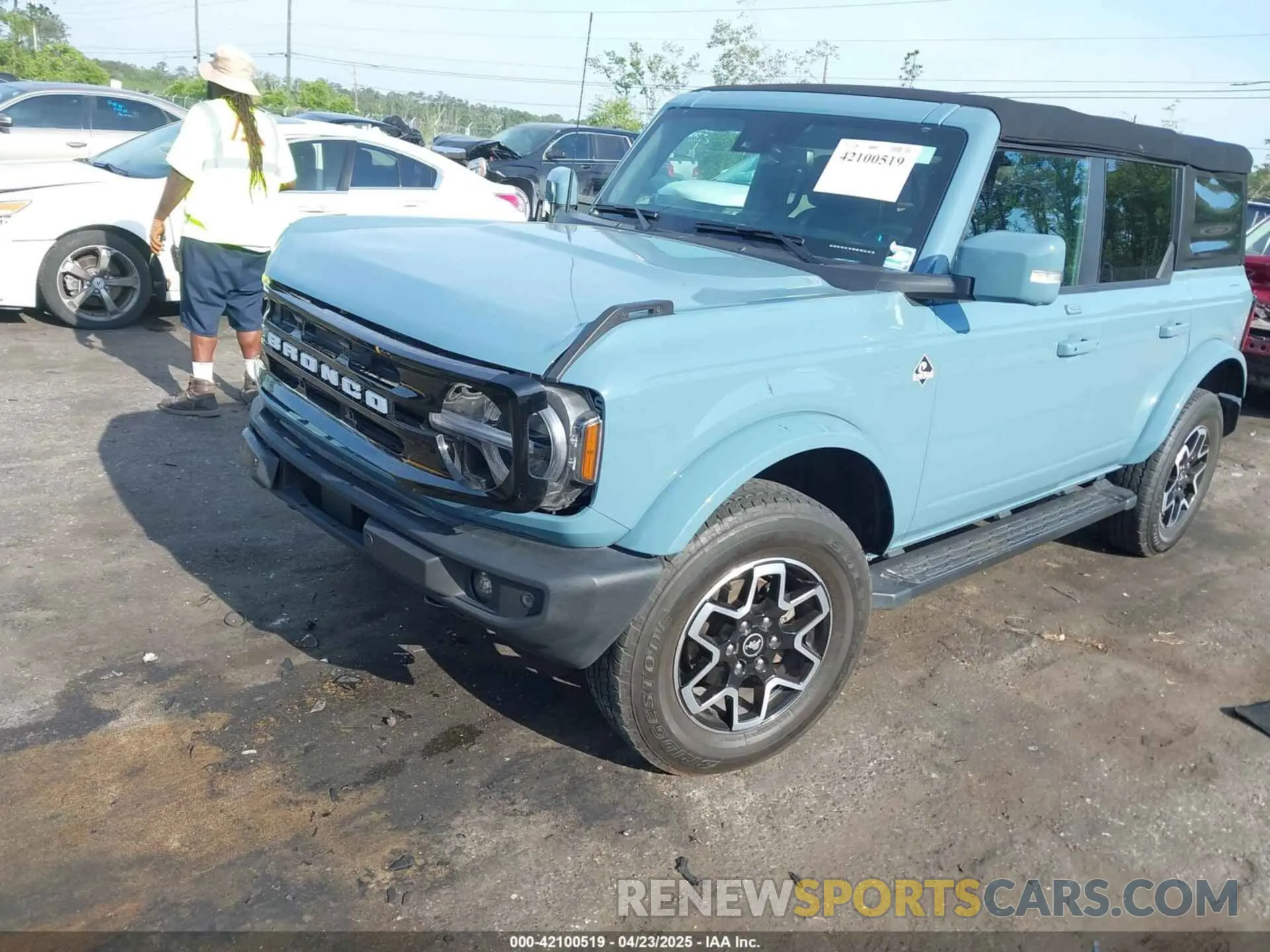 2 Фотография поврежденного автомобиля 1FMDE5BH1PLA89262 FORD BRONCO 2023