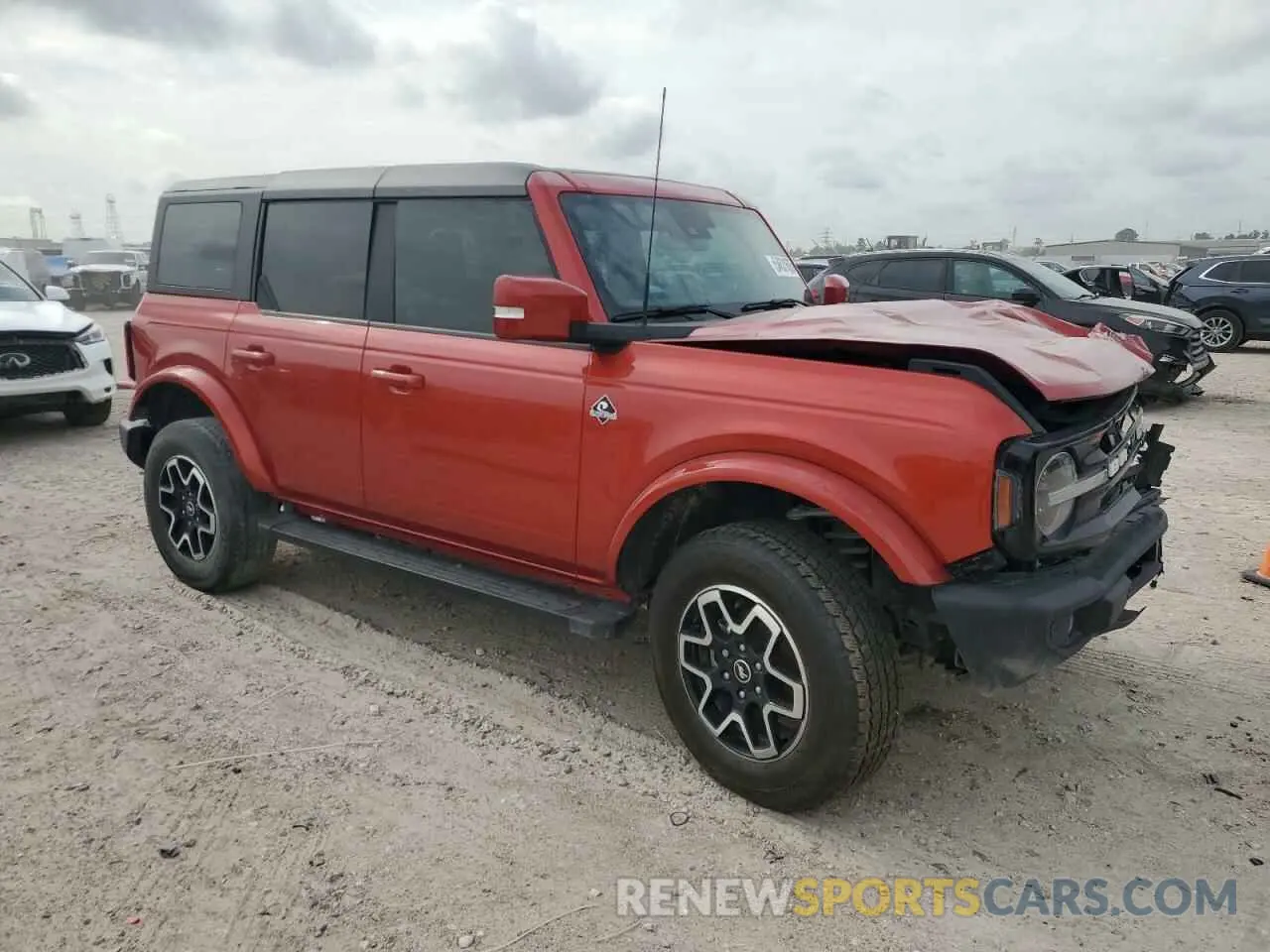 4 Фотография поврежденного автомобиля 1FMDE5BH6PLB57099 FORD BRONCO 2023