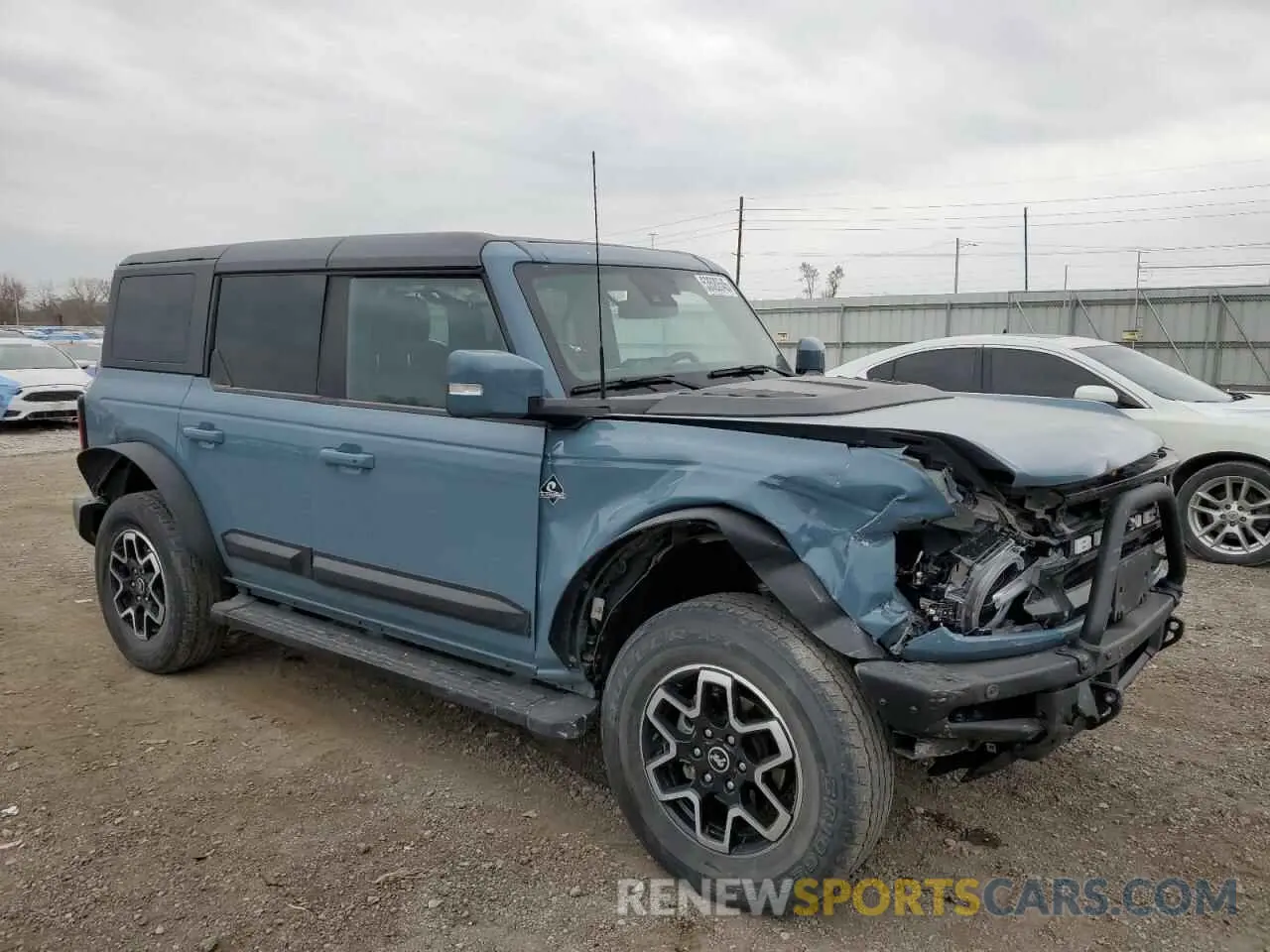 4 Фотография поврежденного автомобиля 1FMEE5BP0PLA97607 FORD BRONCO 2023