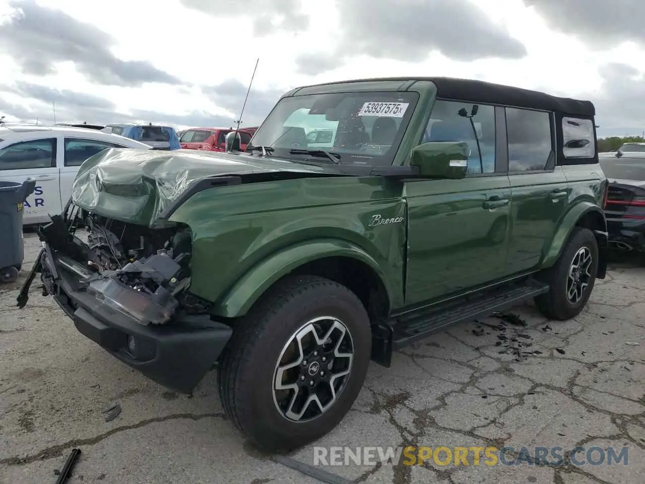 1 Photograph of a damaged car 1FMEE5BP1PLB18612 FORD BRONCO 2023