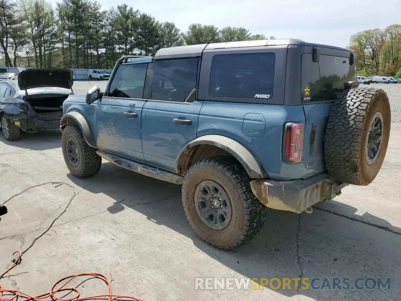 2 Фотография поврежденного автомобиля 1FMEE5DP0PLB83500 FORD BRONCO 2023