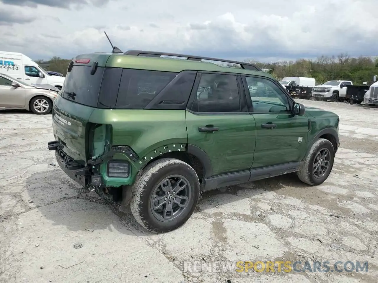 3 Фотография поврежденного автомобиля 3FMCR9B60PRD52719 FORD BRONCO 2023