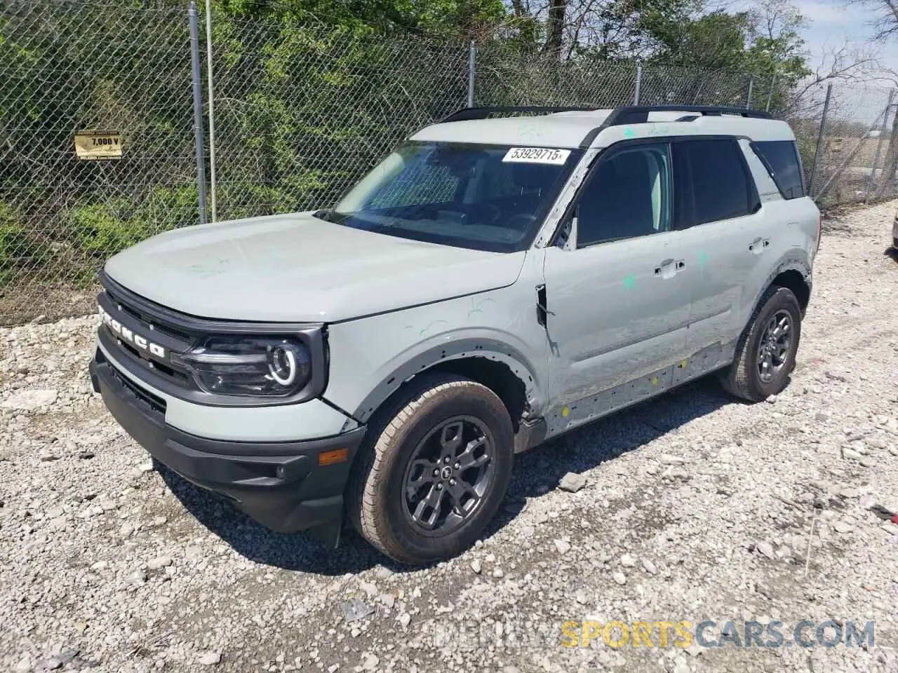 1 Photograph of a damaged car 3FMCR9B62PRD27854 FORD BRONCO 2023