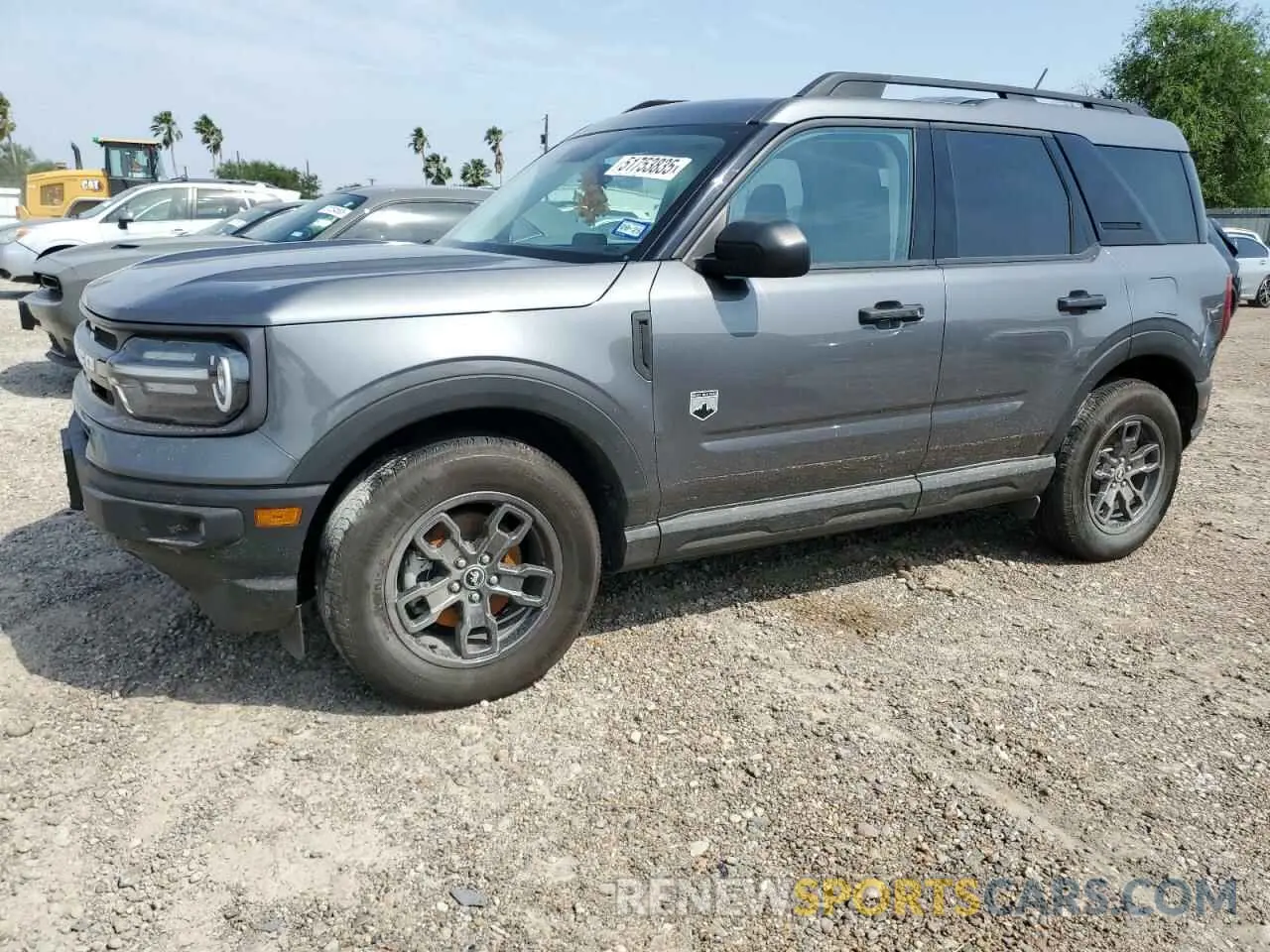 1 Photograph of a damaged car 3FMCR9B62PRE18445 FORD BRONCO 2023