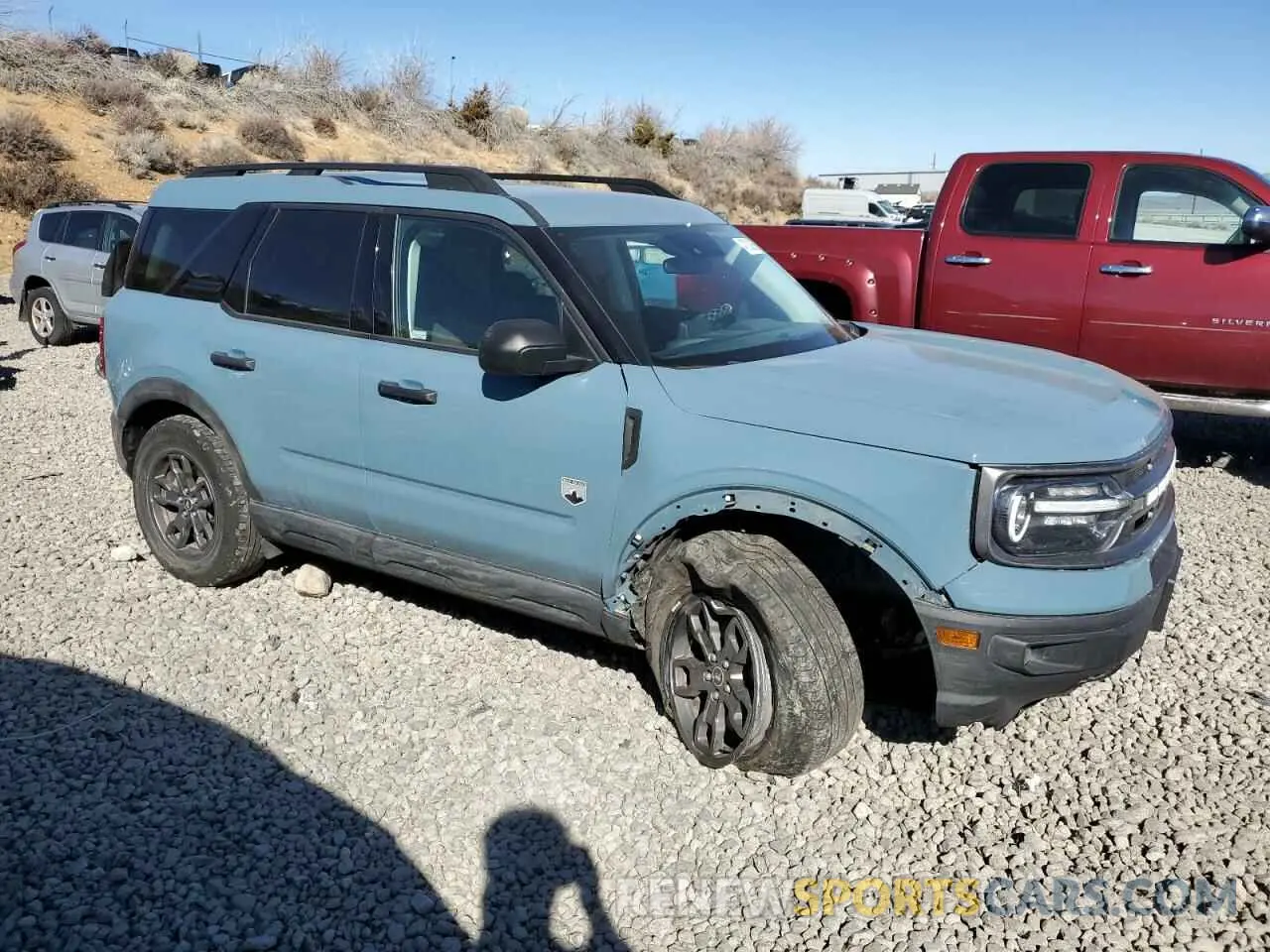 4 Фотография поврежденного автомобиля 3FMCR9B67PRD42124 FORD BRONCO 2023