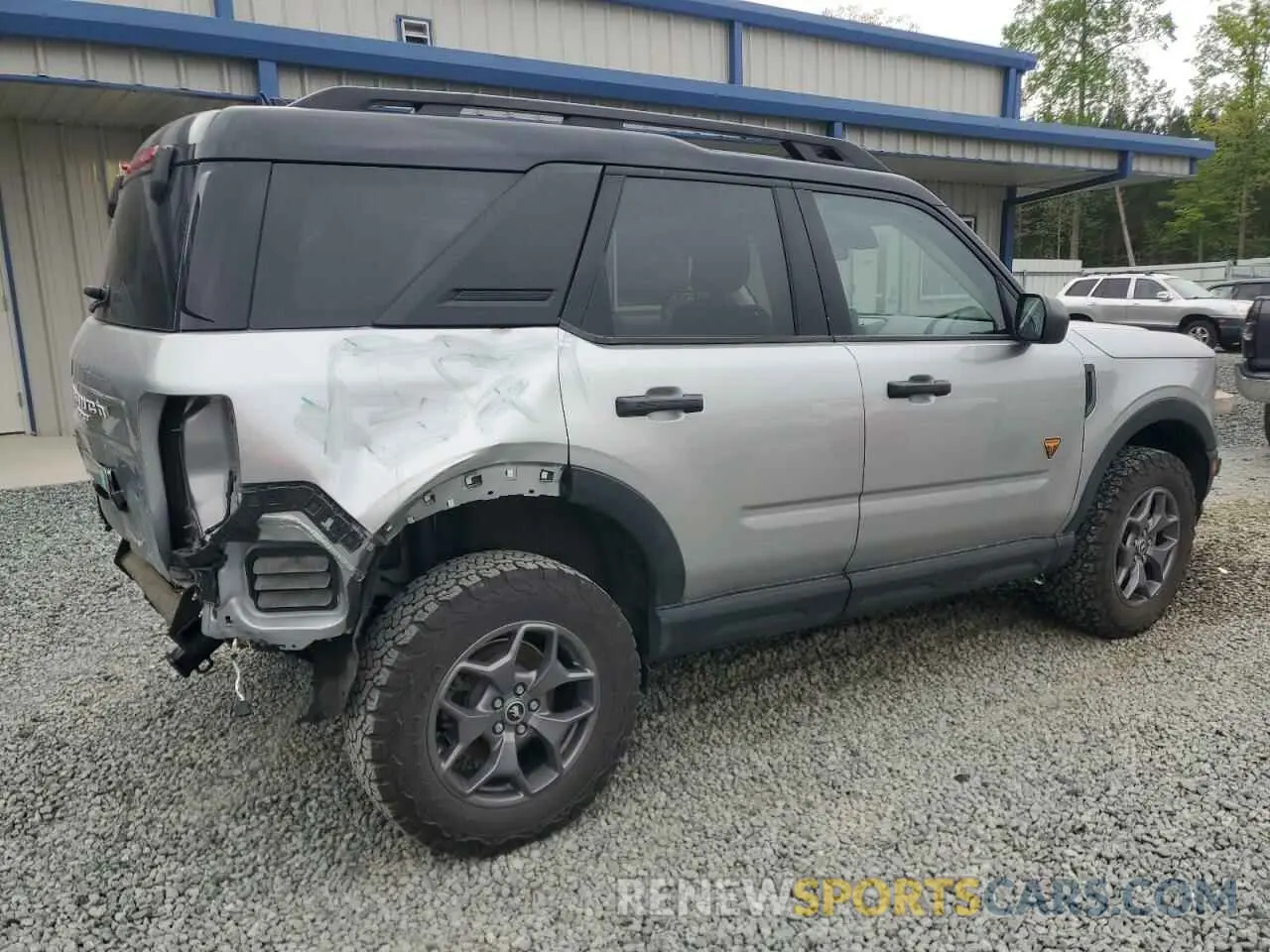 3 Фотография поврежденного автомобиля 3FMCR9D93PRD32150 FORD BRONCO 2023
