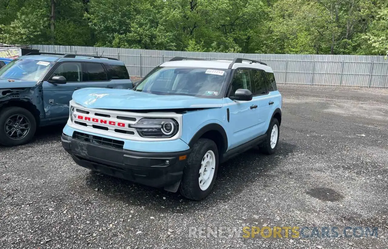 2 Фотография поврежденного автомобиля 3FMCR9G63PRE08516 FORD BRONCO 2023