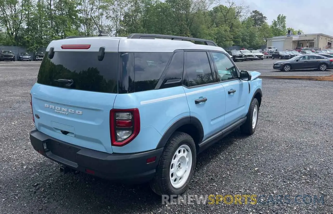 4 Фотография поврежденного автомобиля 3FMCR9G63PRE08516 FORD BRONCO 2023