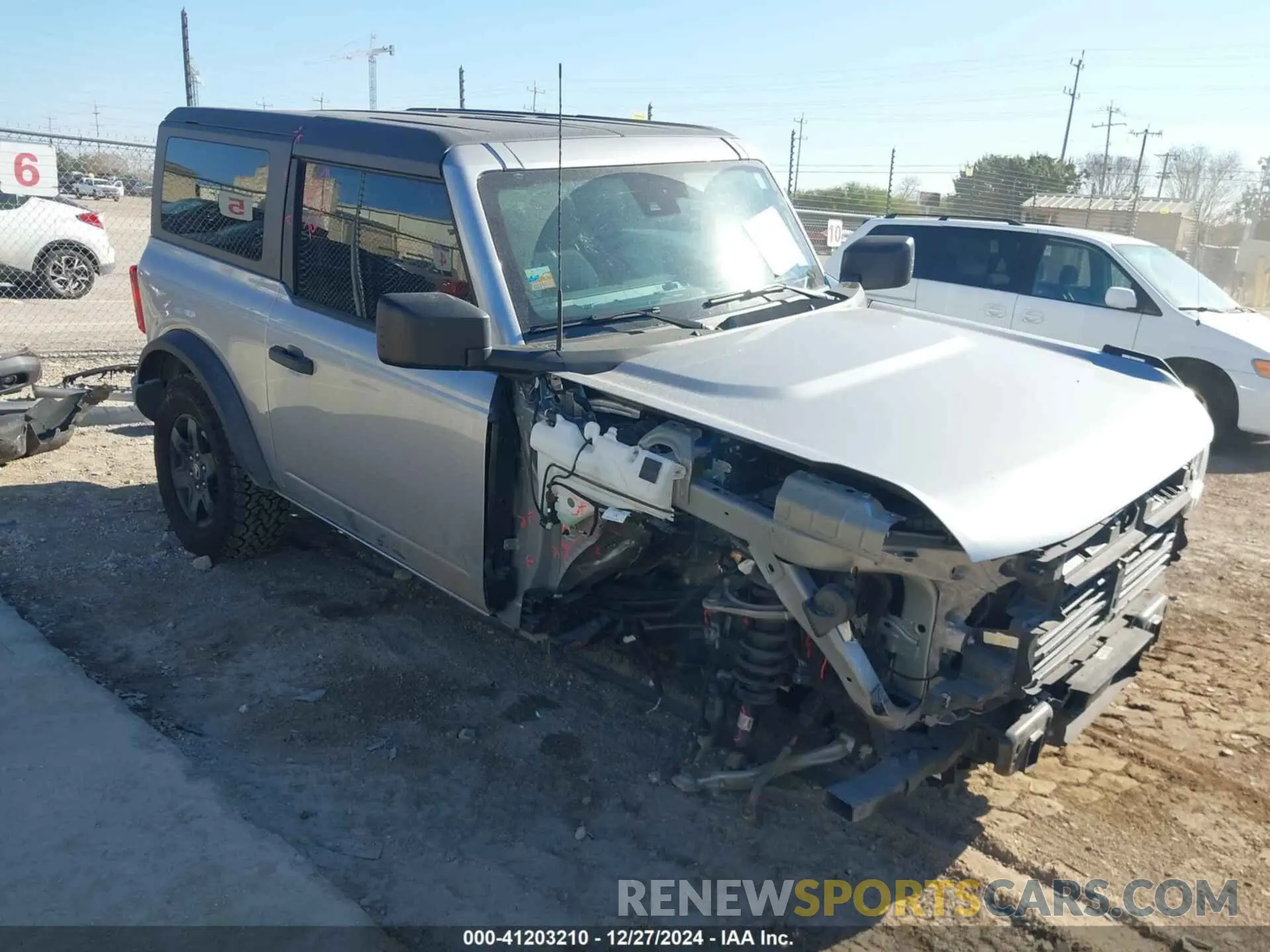 1 Photograph of a damaged car 1FMDE1AH6RLA22976 FORD BRONCO 2024