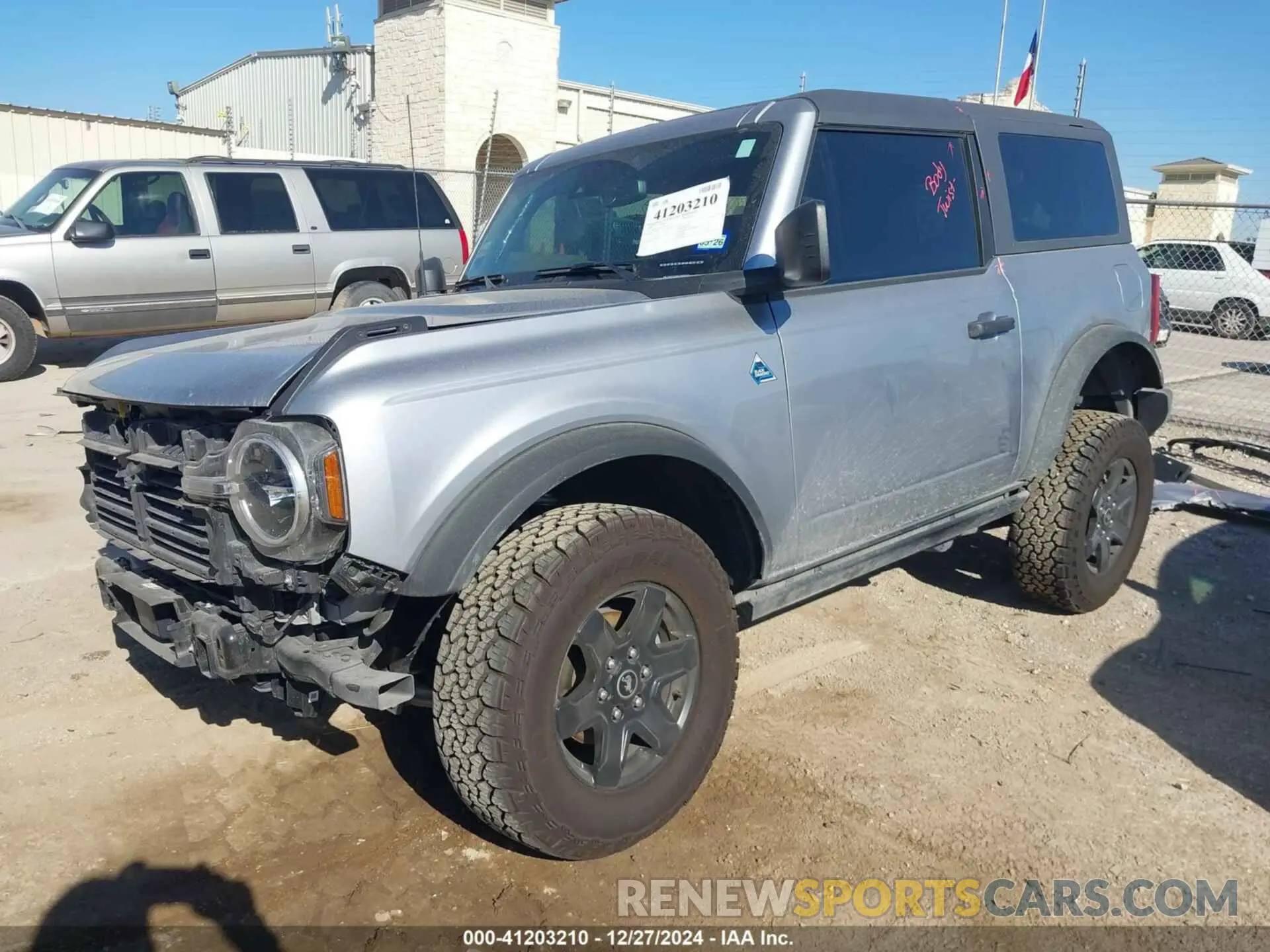 2 Photograph of a damaged car 1FMDE1AH6RLA22976 FORD BRONCO 2024