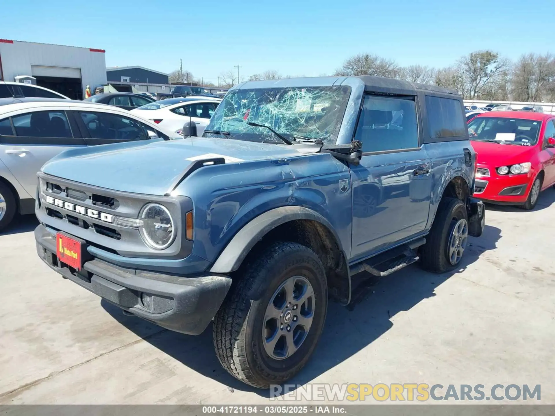 2 Photograph of a damaged car 1FMDE7AH6RLB30212 FORD BRONCO 2024