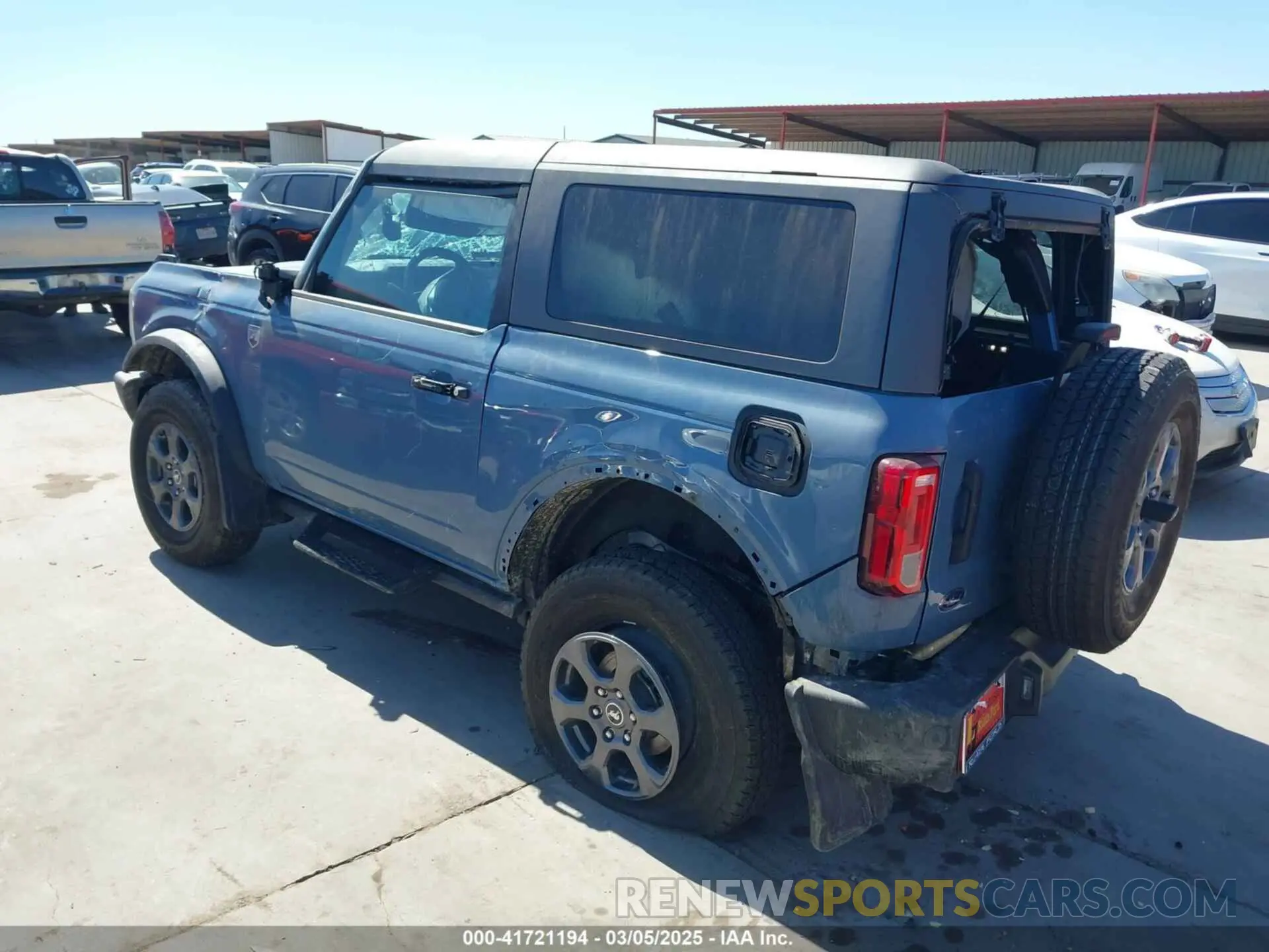 3 Photograph of a damaged car 1FMDE7AH6RLB30212 FORD BRONCO 2024