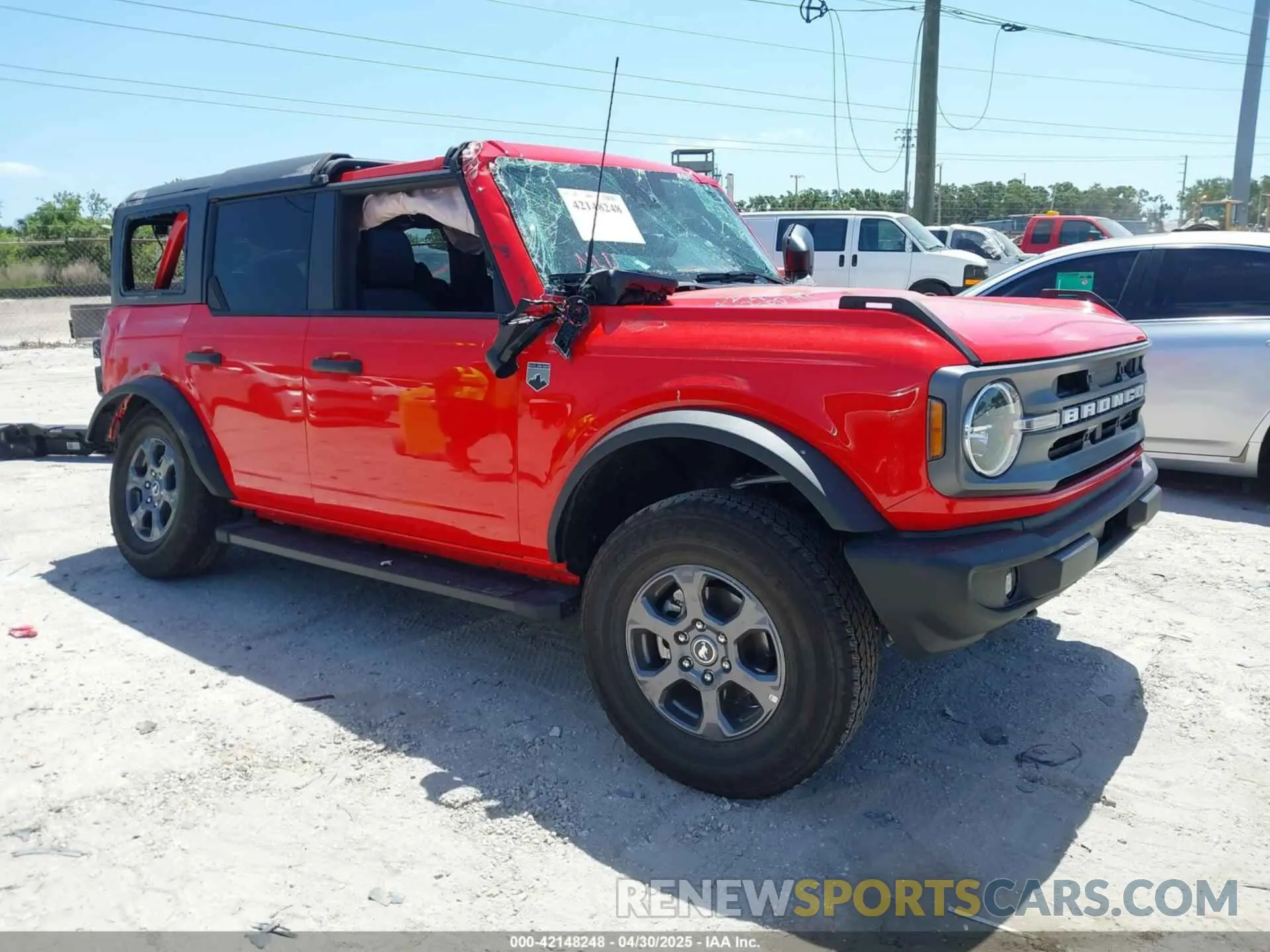 1 Photograph of a damaged car 1FMDE7BH2RLB01949 FORD BRONCO 2024