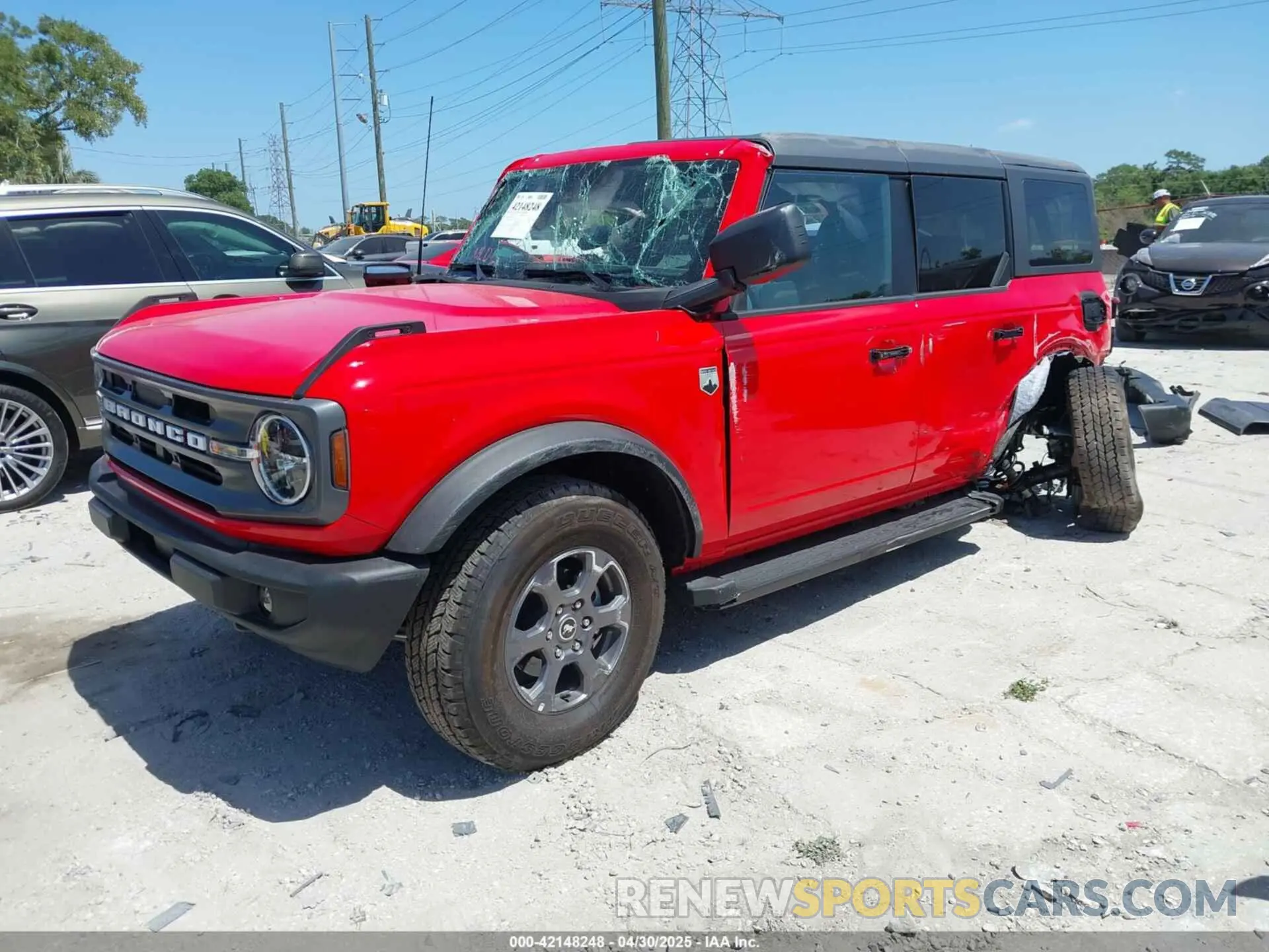 2 Photograph of a damaged car 1FMDE7BH2RLB01949 FORD BRONCO 2024