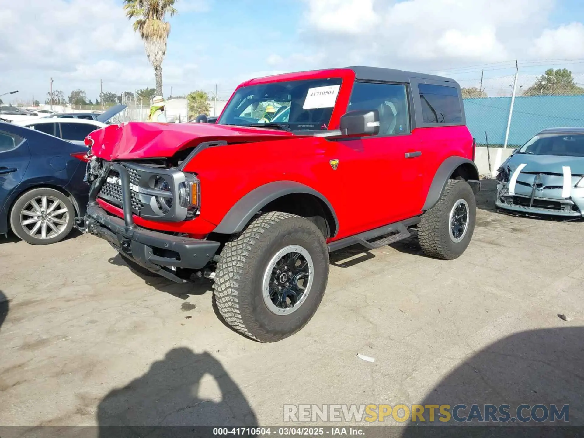 2 Photograph of a damaged car 1FMDE9AHXRLA24986 FORD BRONCO 2024