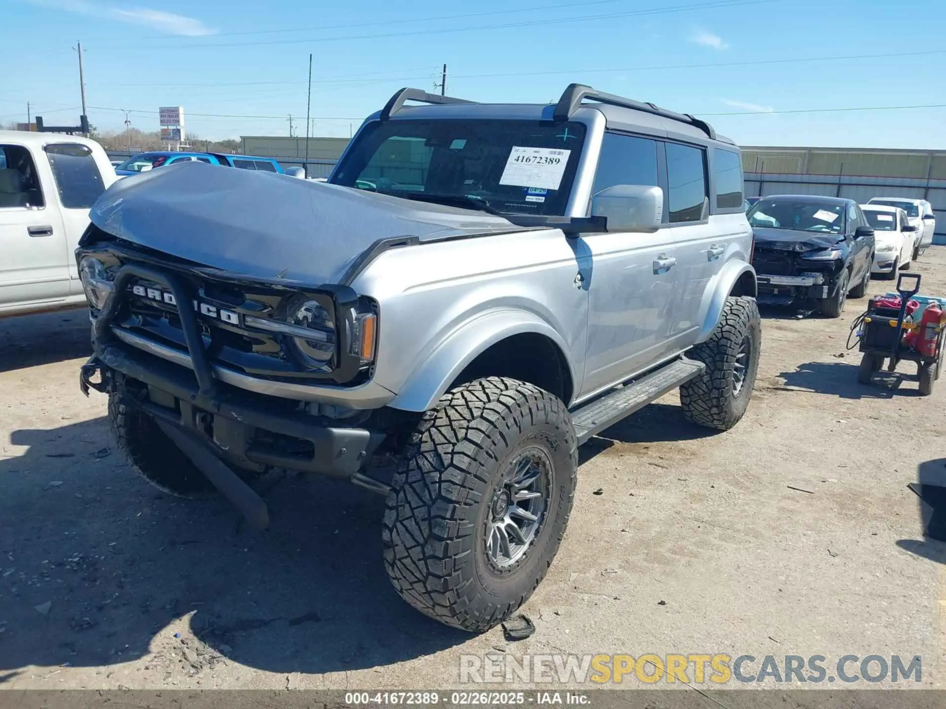2 Photograph of a damaged car 1FMEE8BP9RLA09450 FORD BRONCO 2024