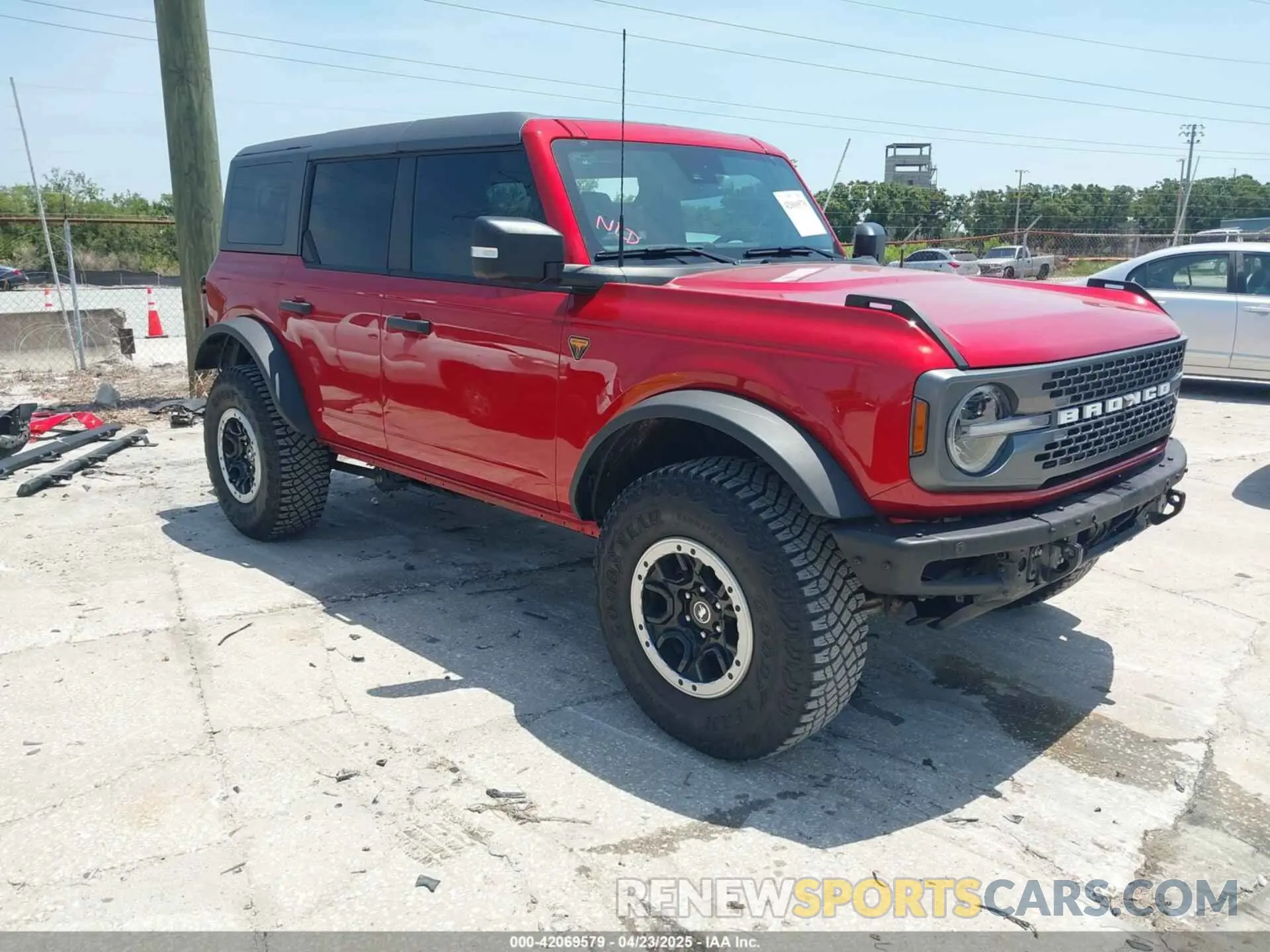1 Фотография поврежденного автомобиля 1FMEE9BP0RLA41564 FORD BRONCO 2024