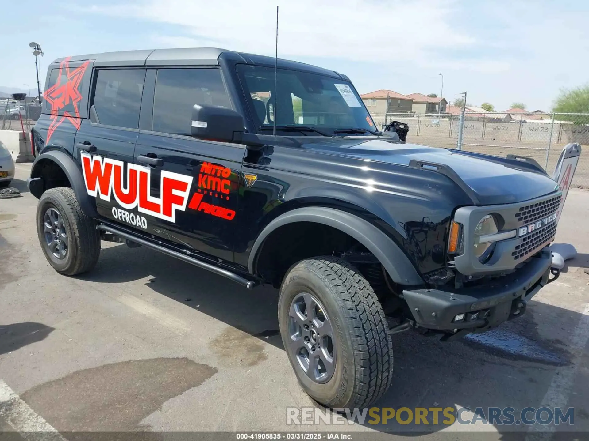 1 Фотография поврежденного автомобиля 1FMEE9BP7RLA35583 FORD BRONCO 2024