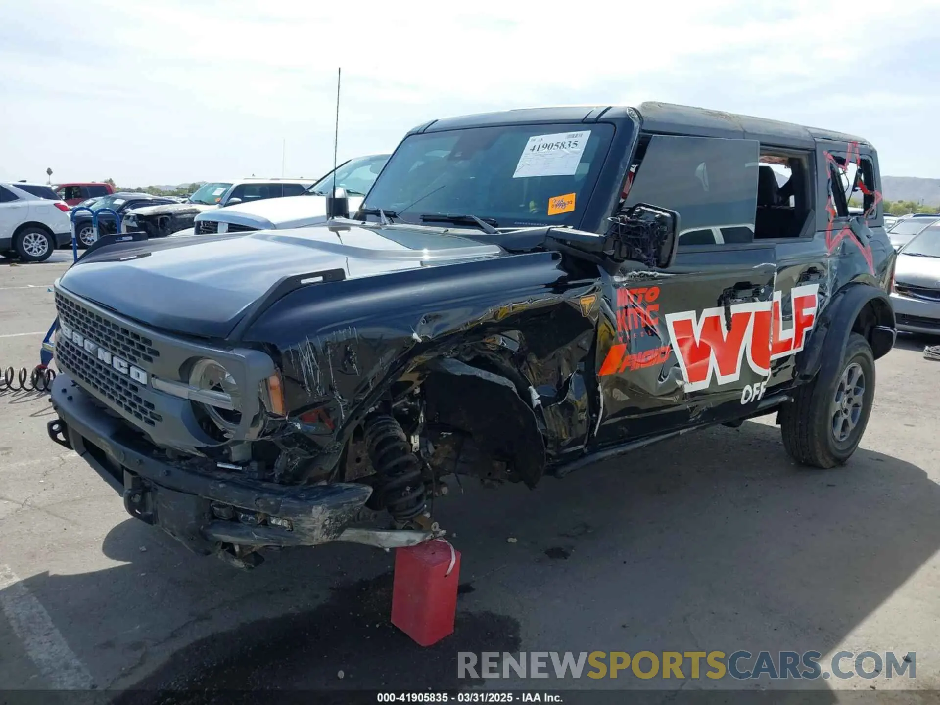 2 Фотография поврежденного автомобиля 1FMEE9BP7RLA35583 FORD BRONCO 2024