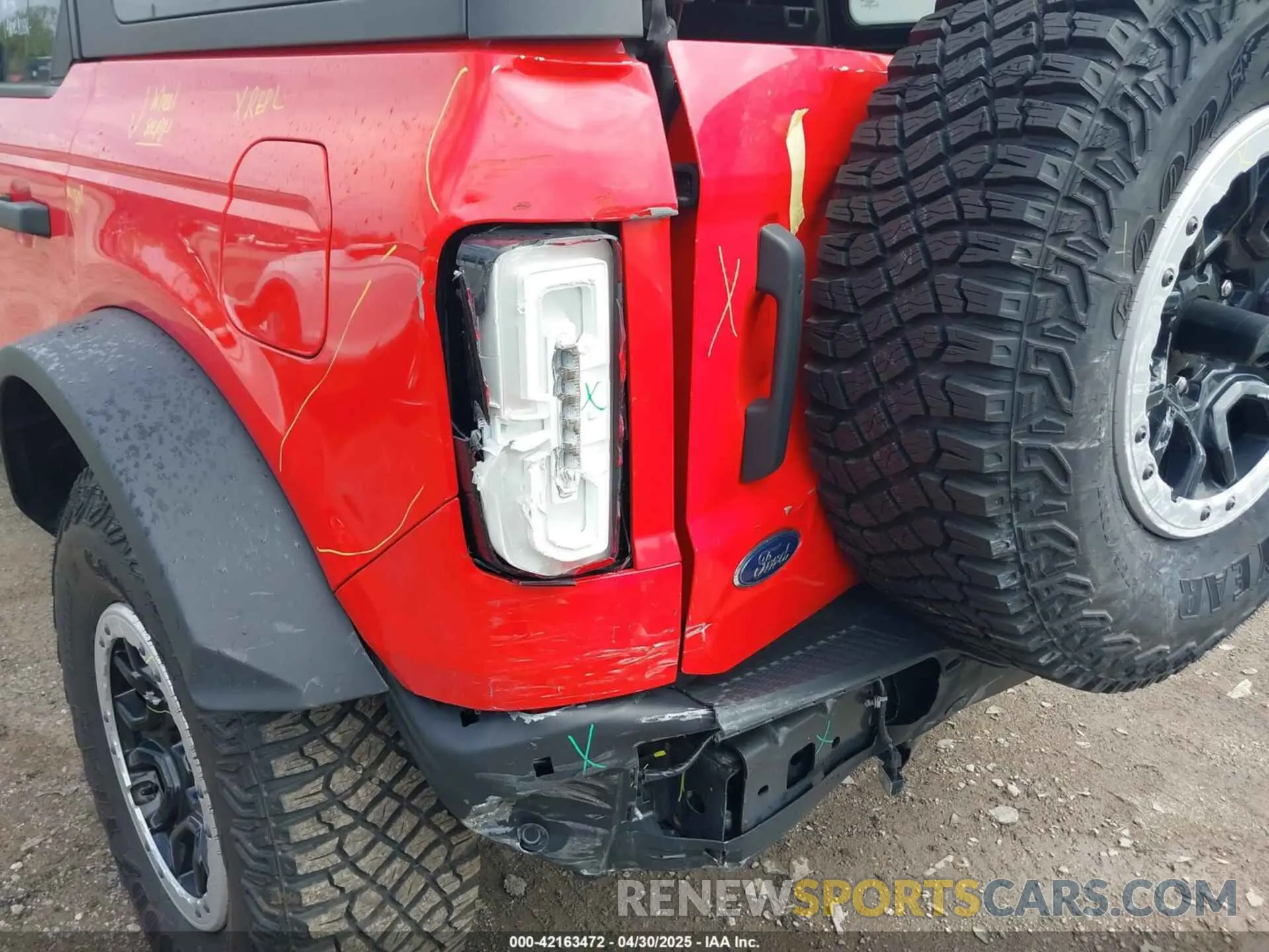 6 Фотография поврежденного автомобиля 1FMEE9BPXRLA25338 FORD BRONCO 2024