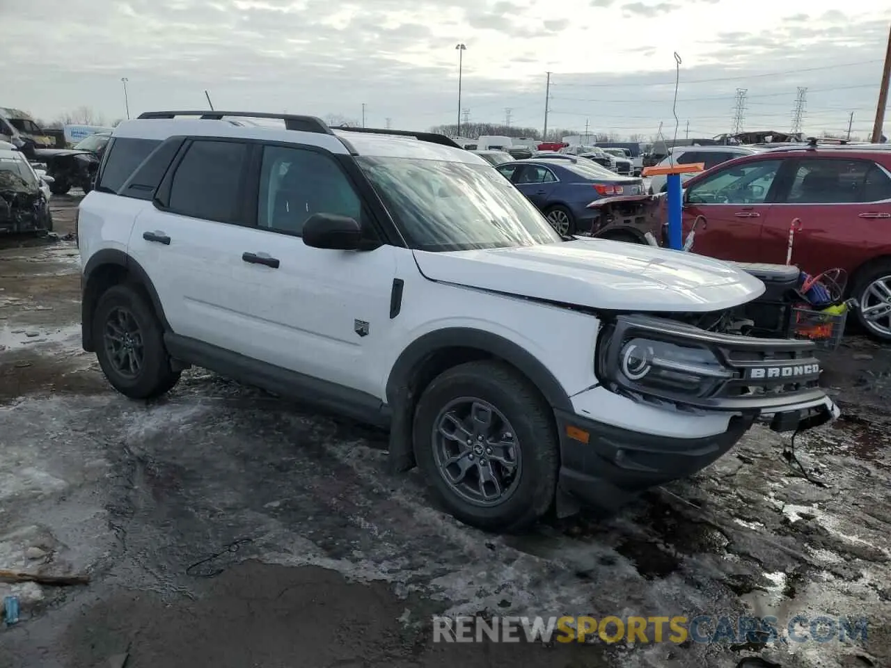 4 Фотография поврежденного автомобиля 3FMCR9B60RRE30354 FORD BRONCO 2024