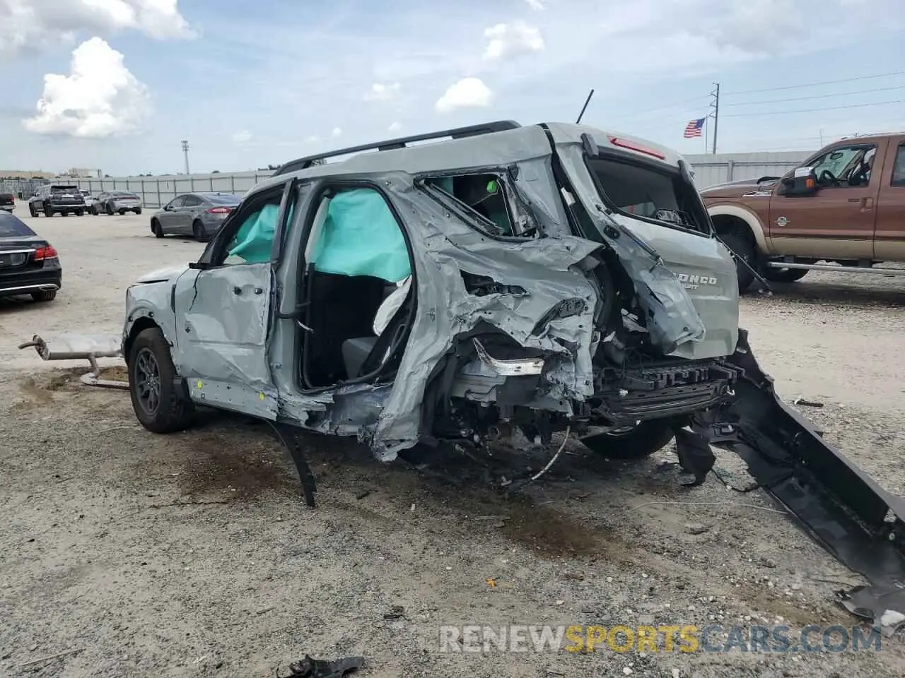 2 Photograph of a damaged car 3FMCR9B63RRE18232 FORD BRONCO 2024