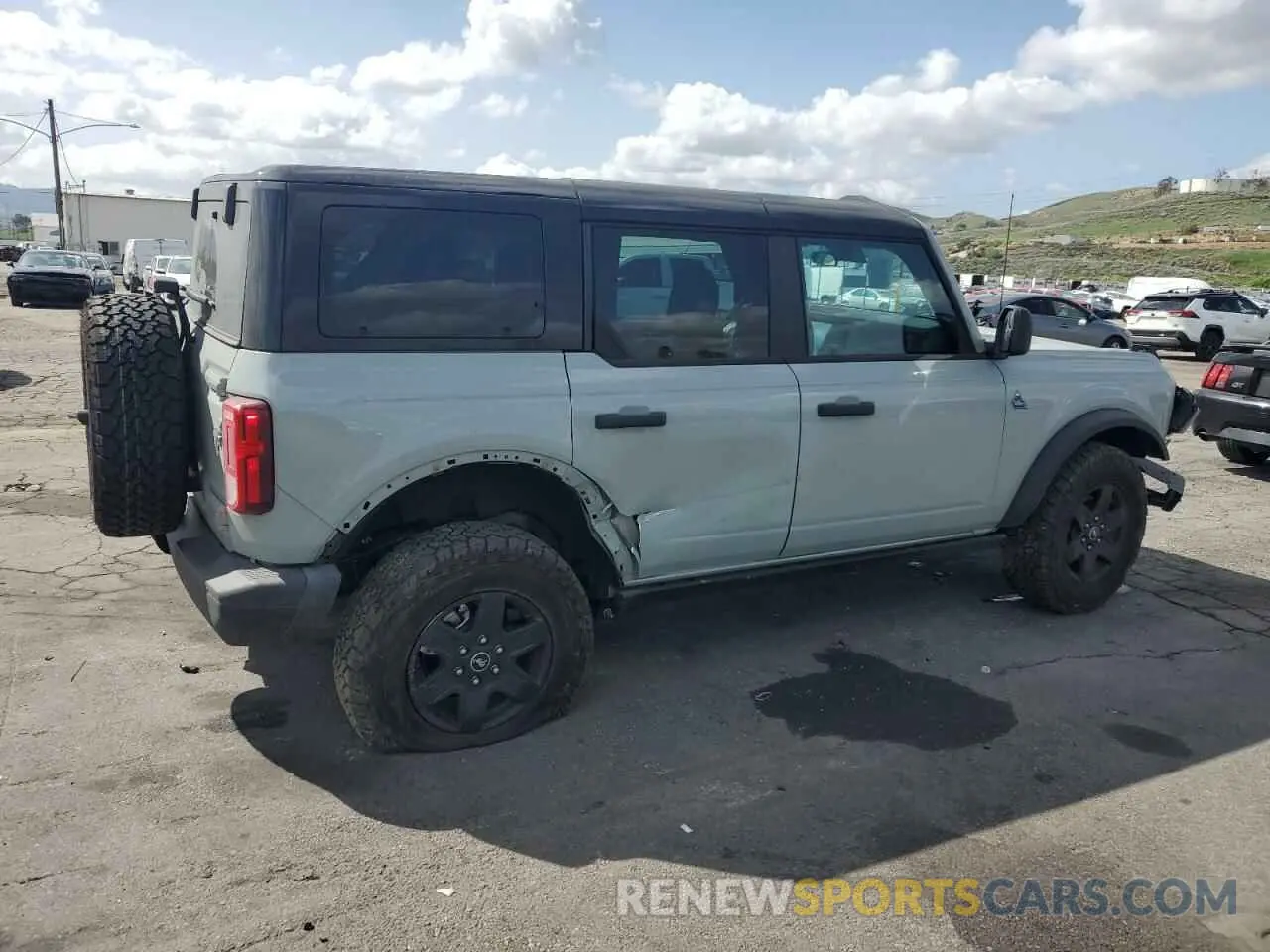 3 Photograph of a damaged car 1FMDE1BH9RLB26151 FORD BRONCO BLA 2024