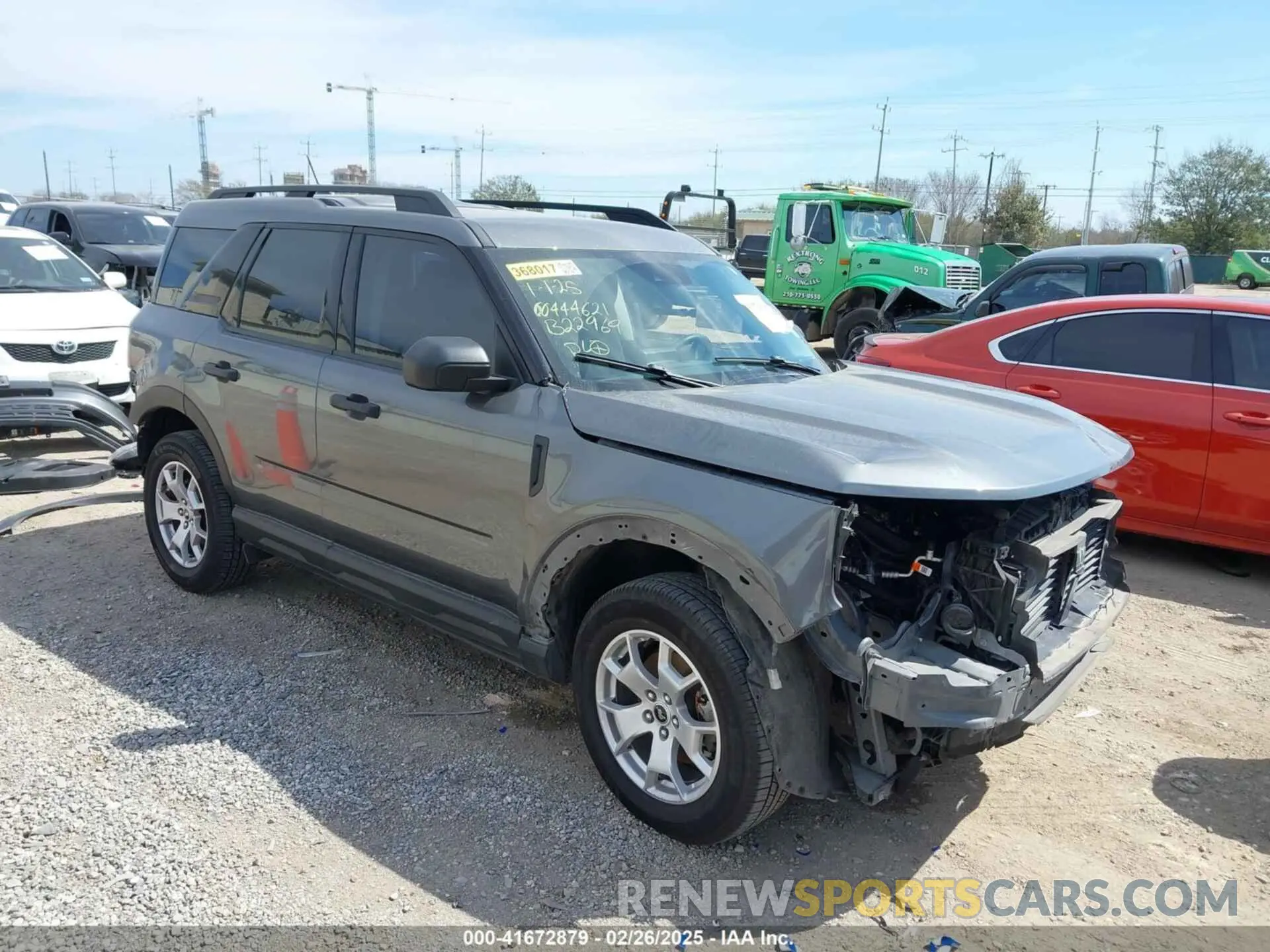 1 Photograph of a damaged car 3FMCR9A66MRB22969 FORD BRONCO SPORT 2021