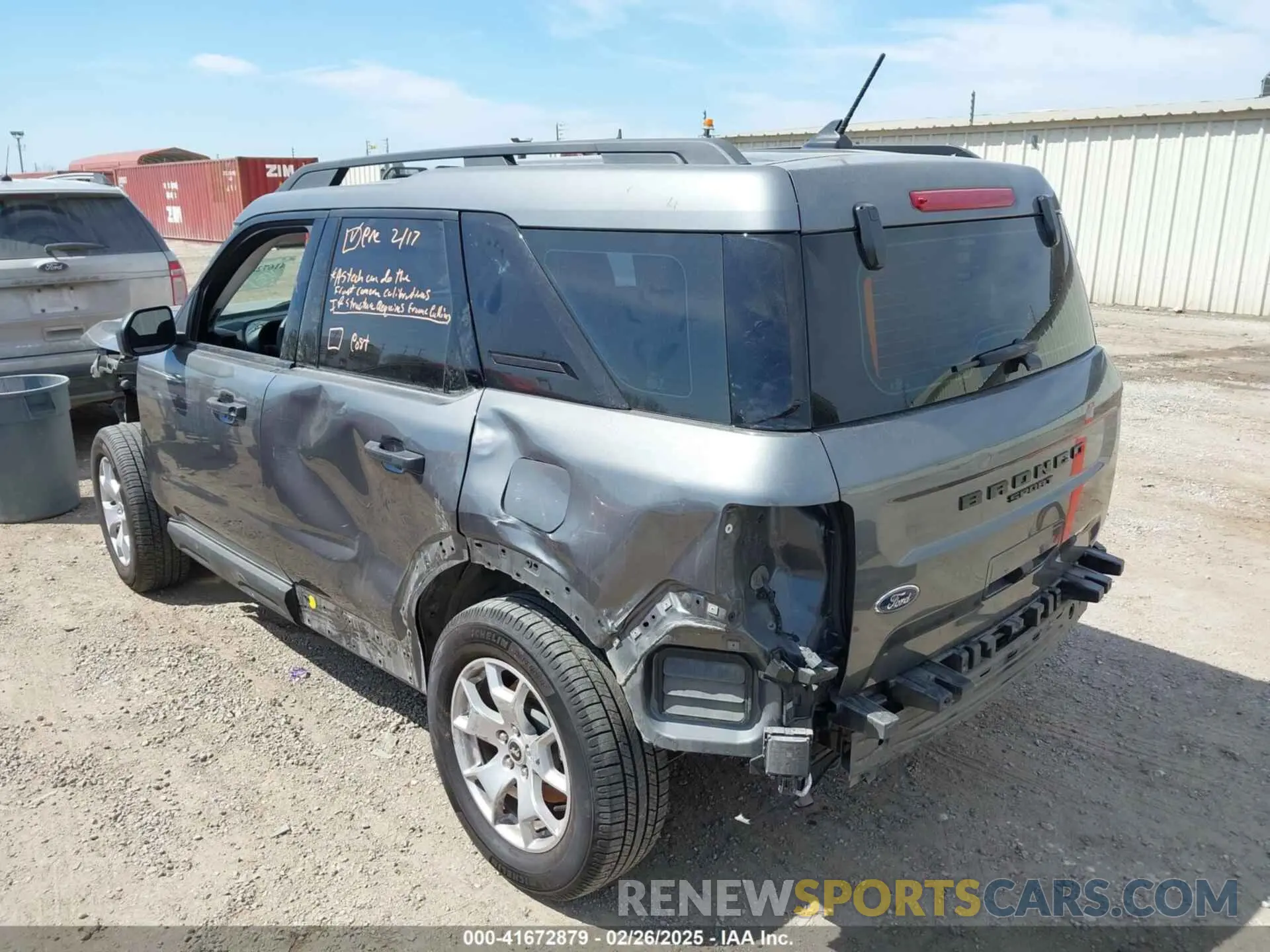 3 Photograph of a damaged car 3FMCR9A66MRB22969 FORD BRONCO SPORT 2021