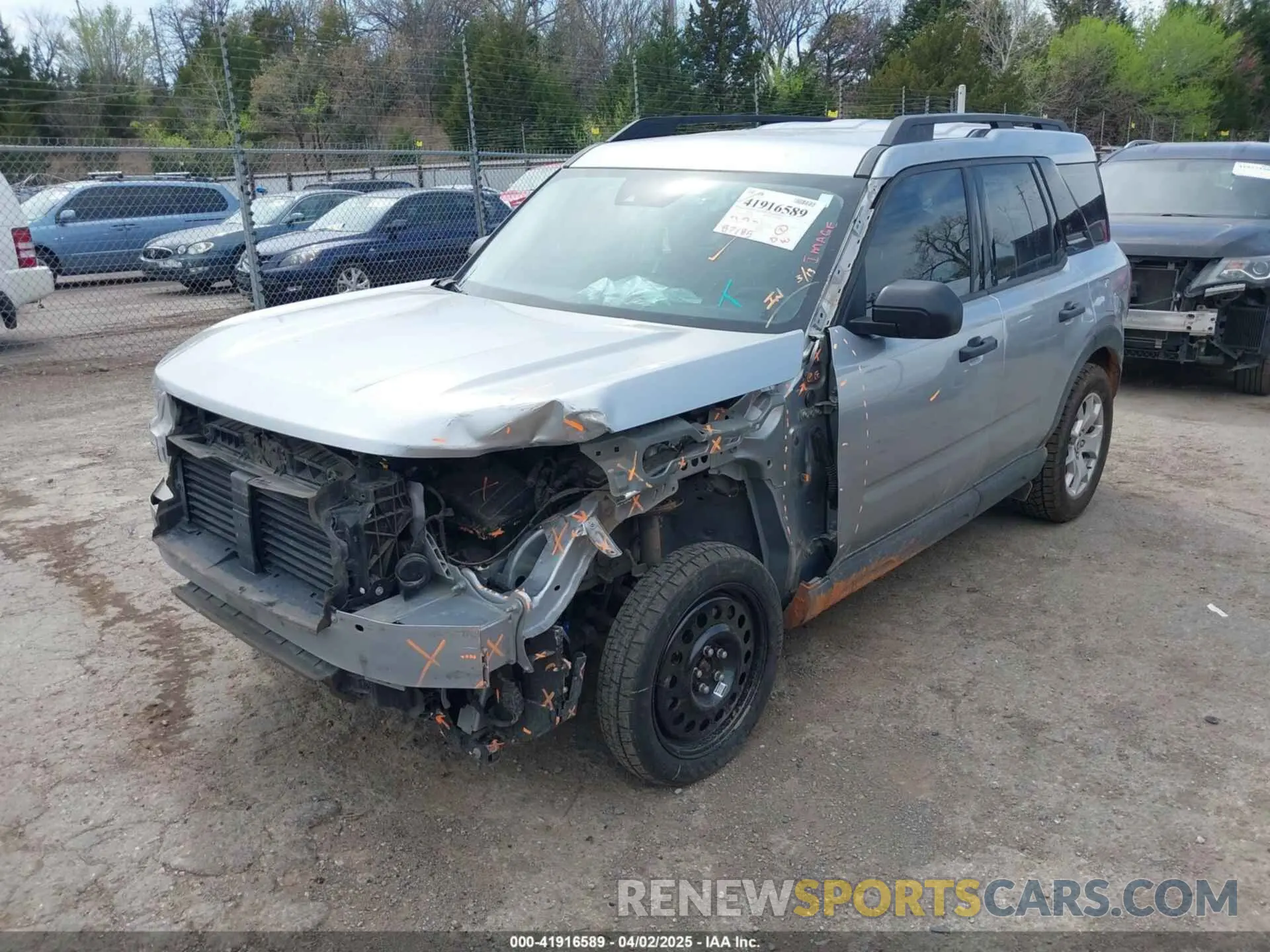 2 Photograph of a damaged car 3FMCR9A69MRA37298 FORD BRONCO SPORT 2021