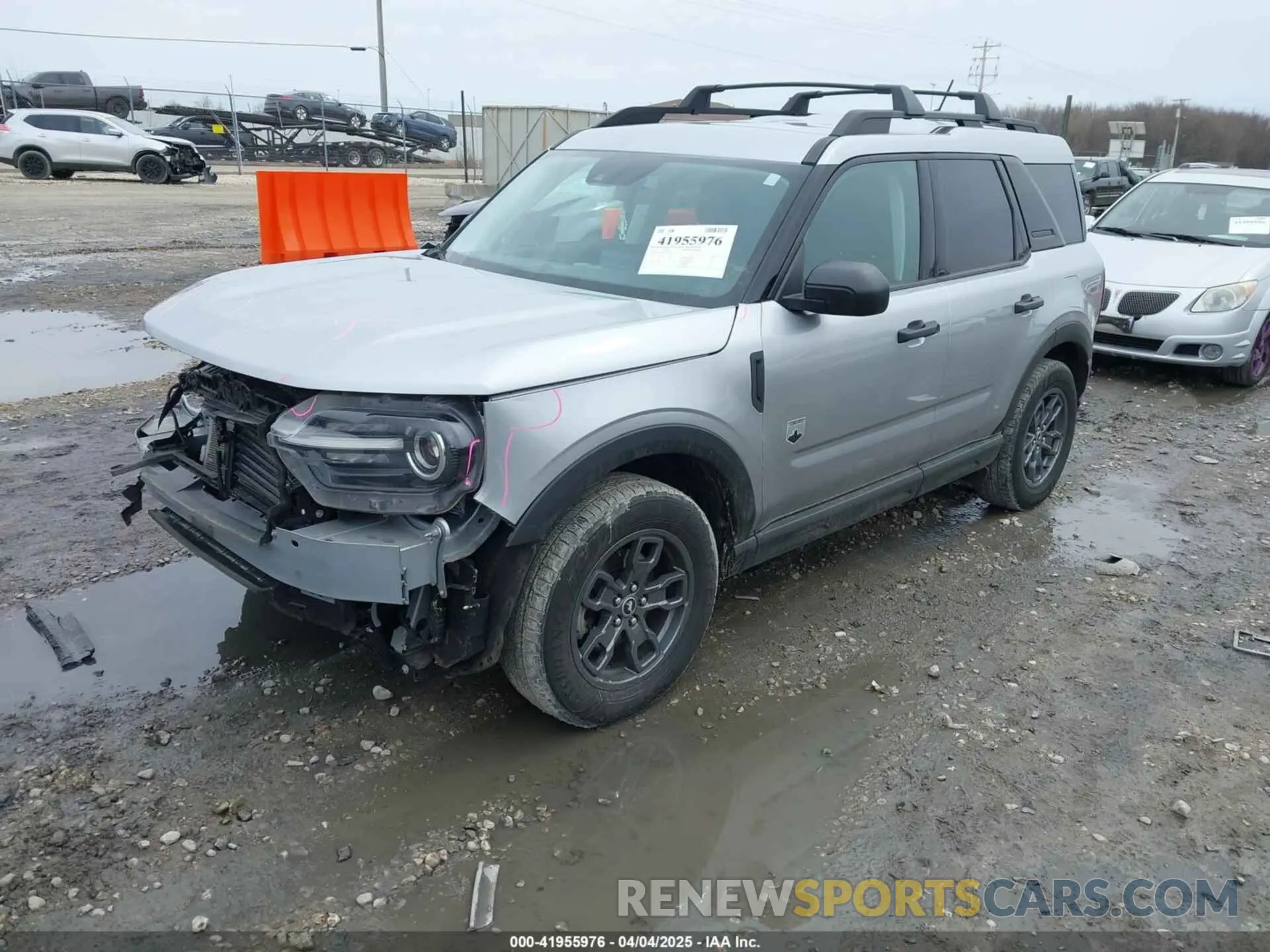 2 Photograph of a damaged car 3FMCR9B62MRA45208 FORD BRONCO SPORT 2021
