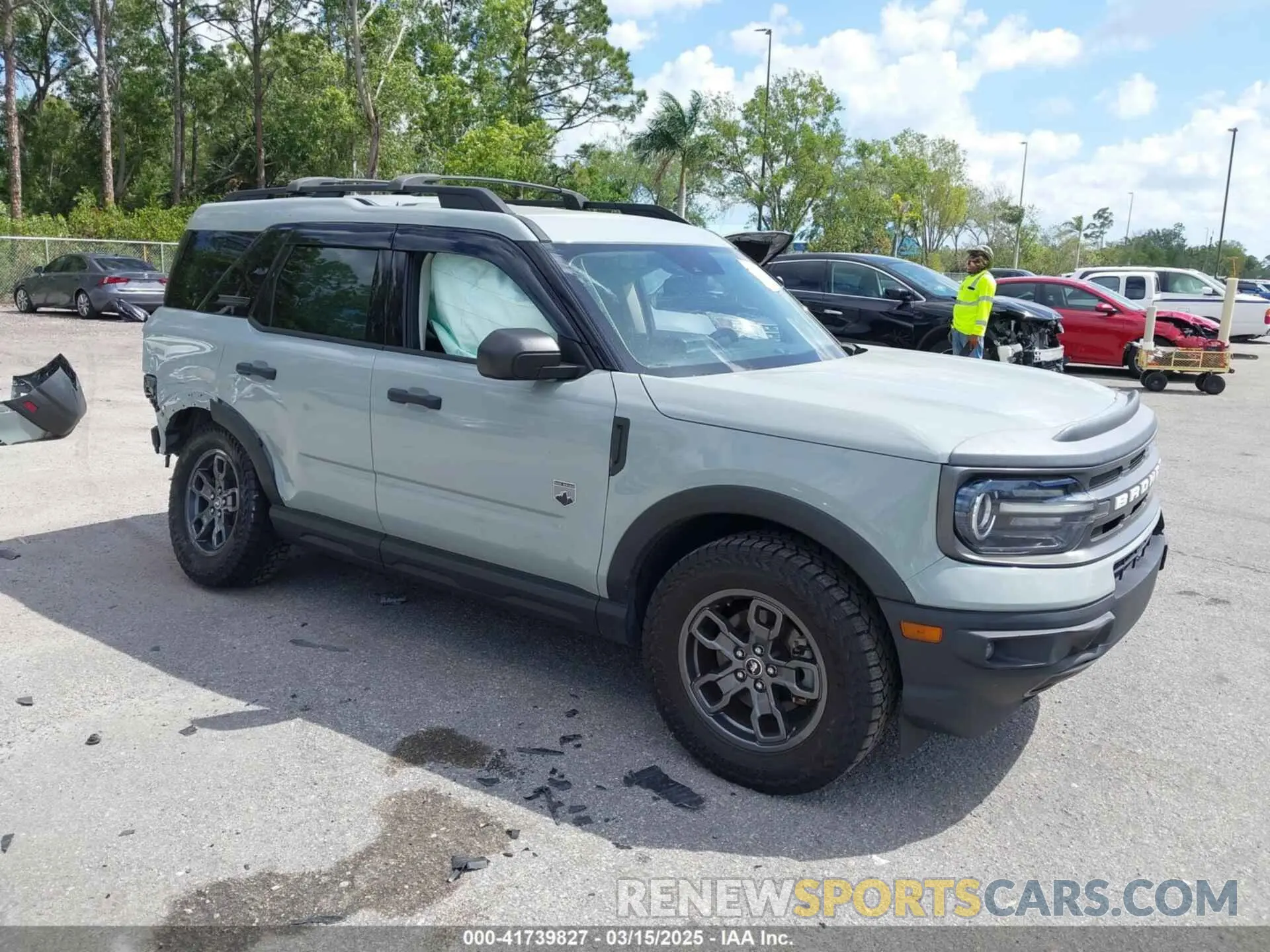 1 Photograph of a damaged car 3FMCR9B64MRA89095 FORD BRONCO SPORT 2021