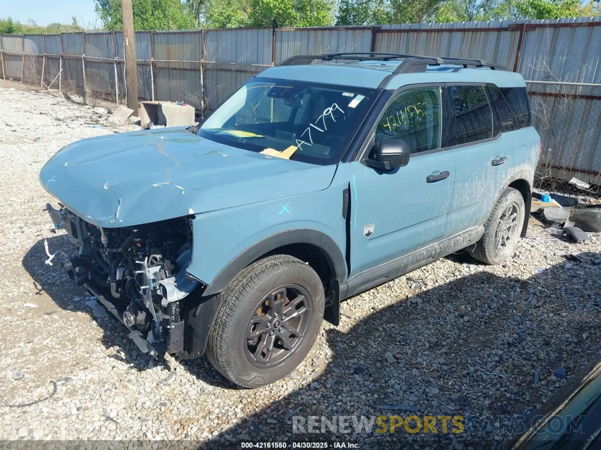 2 Photograph of a damaged car 3FMCR9B65MRA71799 FORD BRONCO SPORT 2021