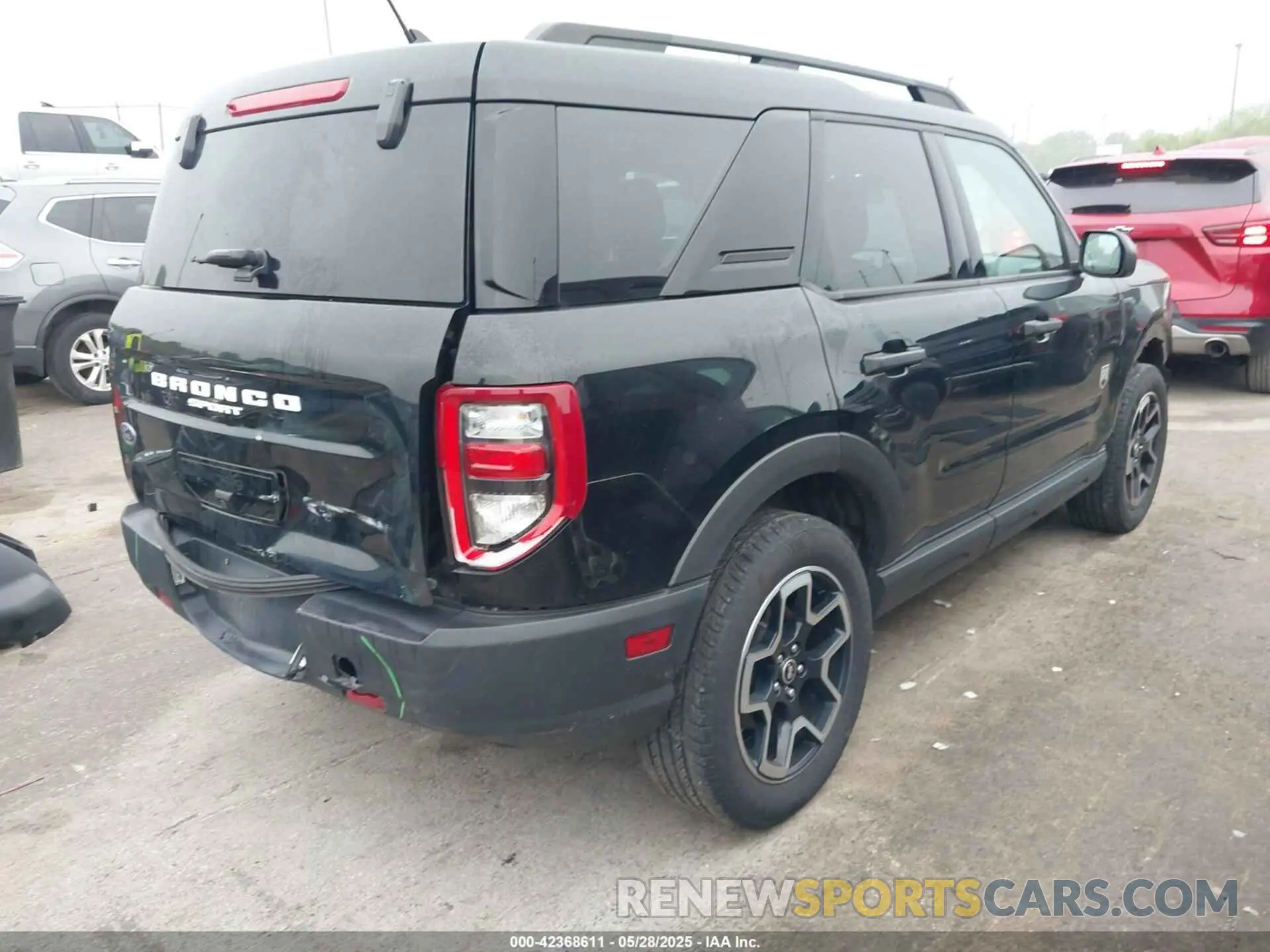 4 Фотография поврежденного автомобиля 3FMCR9B66MRA10901 FORD BRONCO SPORT 2021