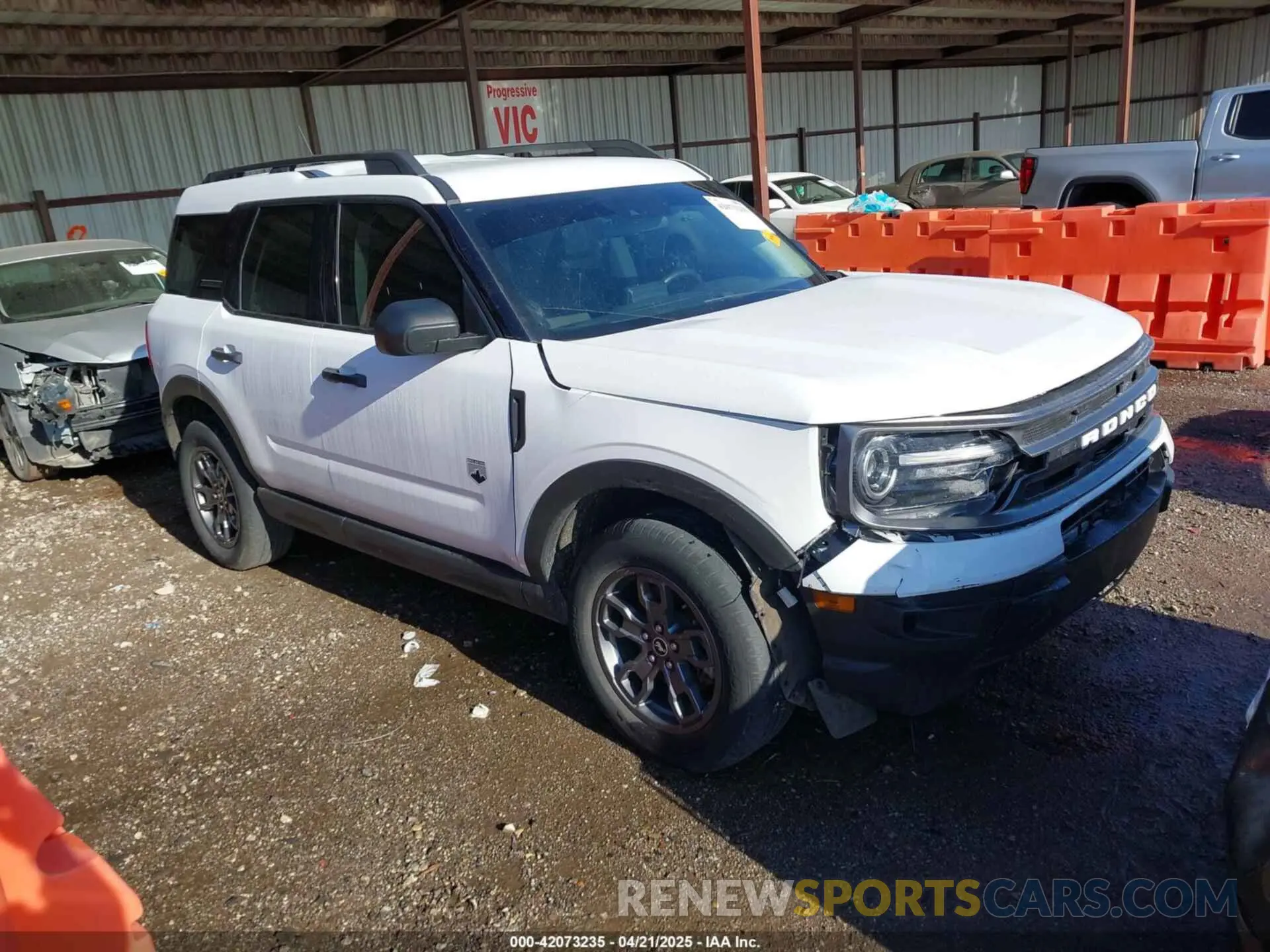 1 Фотография поврежденного автомобиля 3FMCR9B66MRB35736 FORD BRONCO SPORT 2021