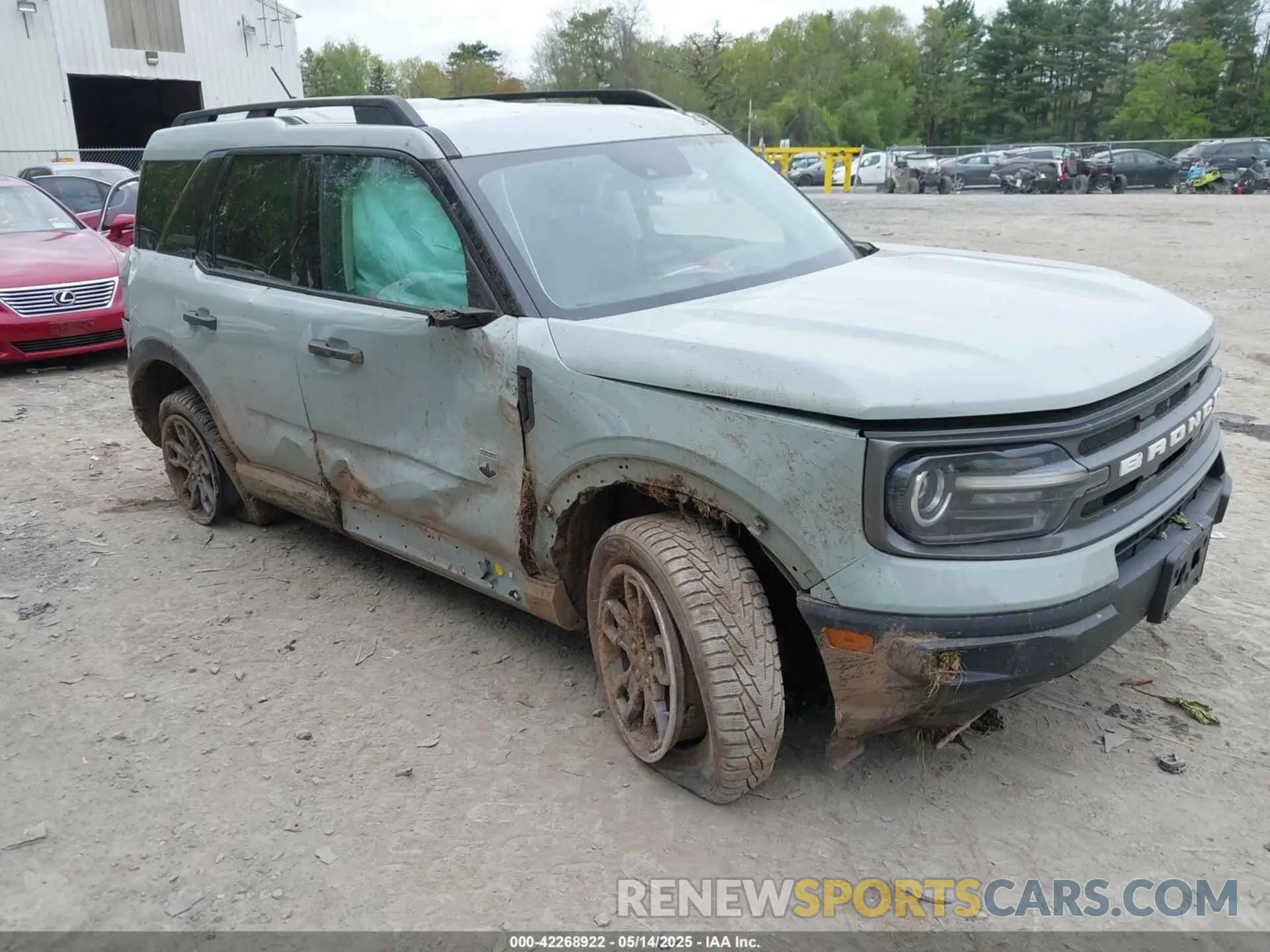1 Photograph of a damaged car 3FMCR9B67MRA27318 FORD BRONCO SPORT 2021
