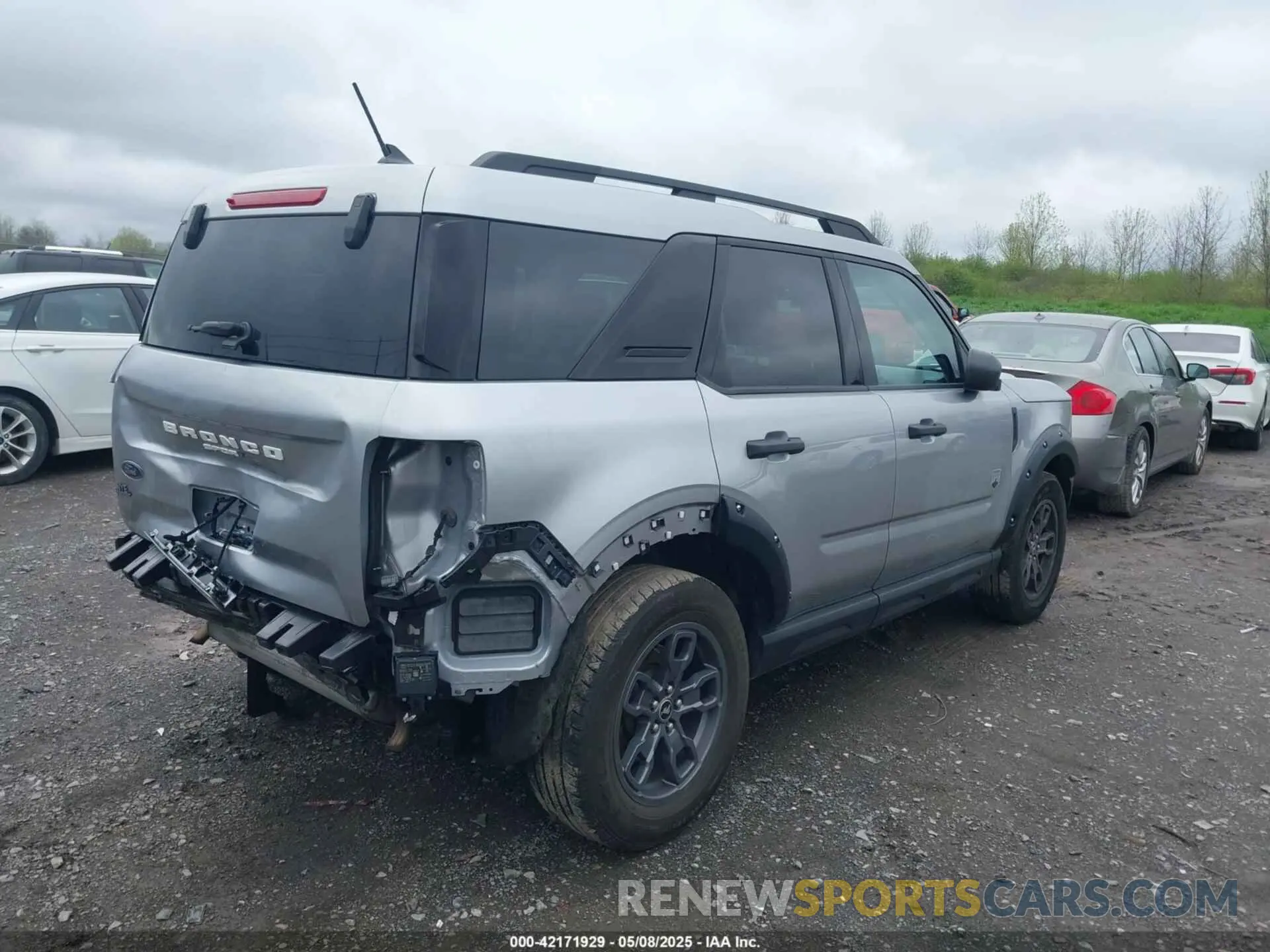 4 Фотография поврежденного автомобиля 3FMCR9B68MRA56794 FORD BRONCO SPORT 2021