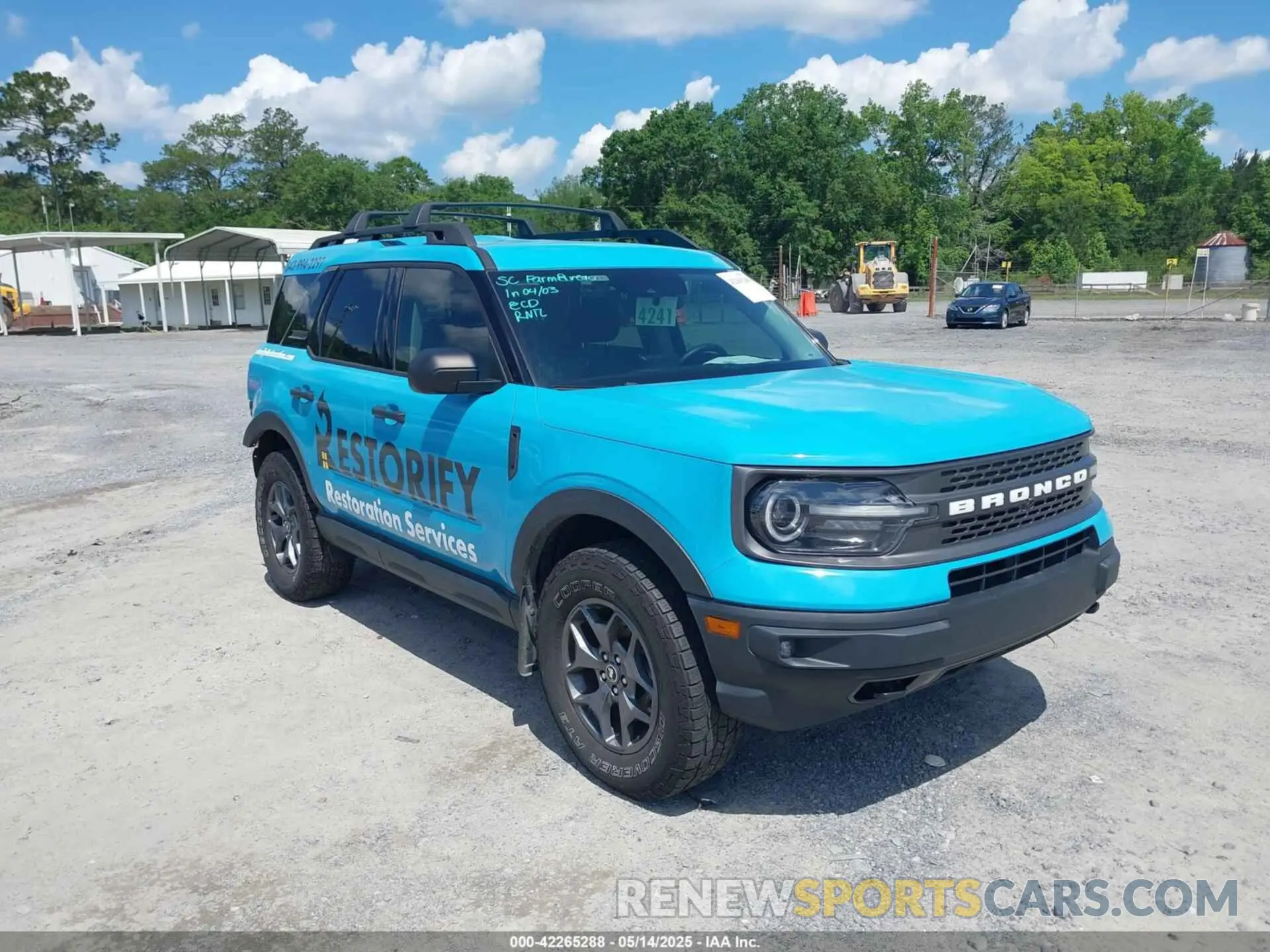 1 Photograph of a damaged car 3FMCR9D96MRA64190 FORD BRONCO SPORT 2021