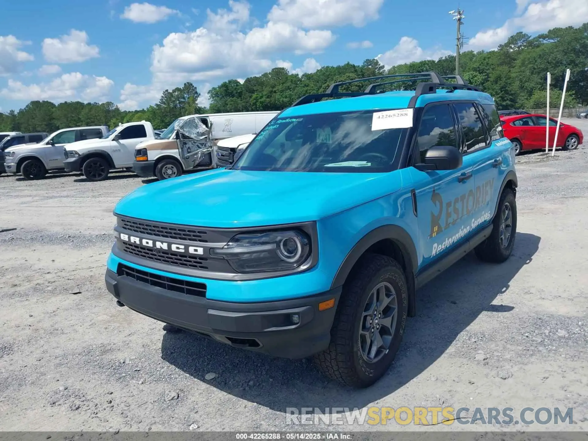 2 Photograph of a damaged car 3FMCR9D96MRA64190 FORD BRONCO SPORT 2021