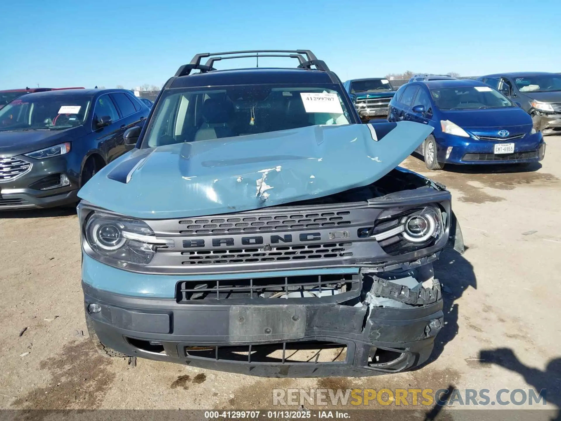 12 Photograph of a damaged car 3FMCR9F90MRA13507 FORD BRONCO SPORT 2021