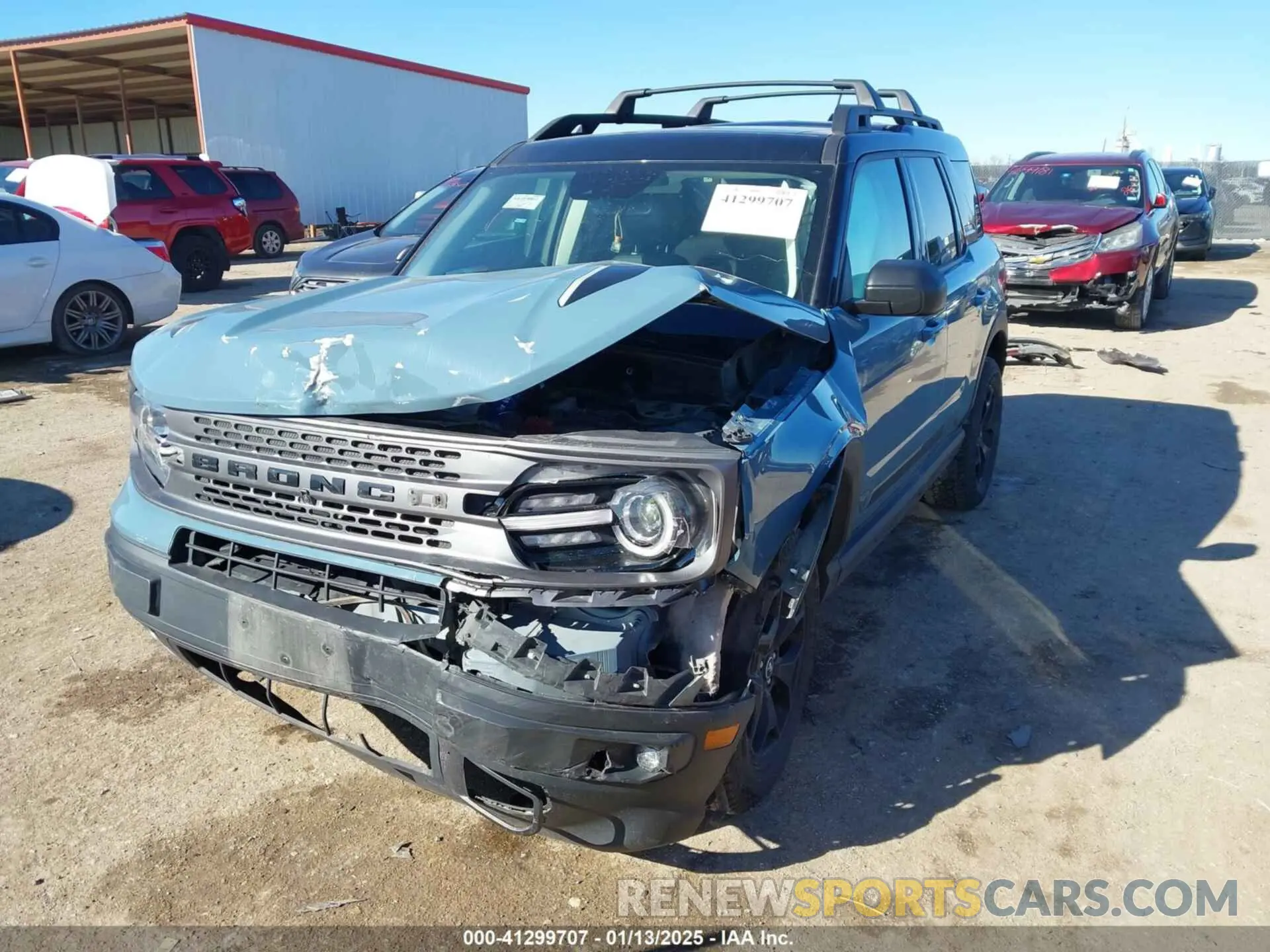 2 Photograph of a damaged car 3FMCR9F90MRA13507 FORD BRONCO SPORT 2021