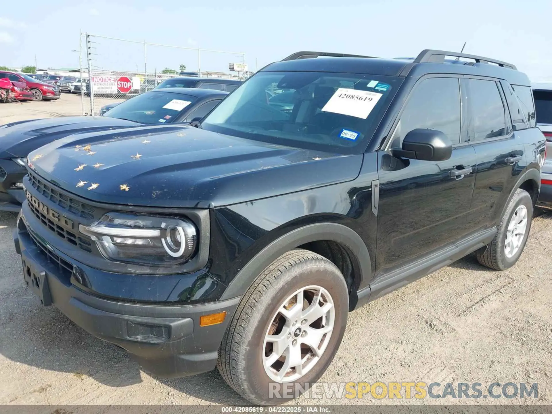 2 Фотография поврежденного автомобиля 3FMCR9A60NRD63962 FORD BRONCO SPORT 2022